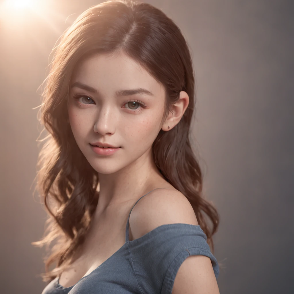 (professional 3d render:1.3) af (Realistic:1.3) most beautiful artwork photo in the world,Featuring lively and cute -yeld gi,, full body 8k unity render, action shot, skin pore, Bright lighting, heavyshading, Detailed, Detailed face, ssmile,(vibrant, photograph realistic, Realistic, Dramatic, Dark, Sharp focus, 8K), (Pink short-sleeved shirt and blue denim shorts:1.4),, (Intricate:1.4), decadent, (Highly detailed:1.4), Digital painting, rendering by octane, art stations, concept-art, smooth, Sharp focus, illustration, Art germ, (loish:0.23), (Global illumination, Studio light, volumettic light), , , Daily, , full bodyesbian, ((Grass background:1.3))Artistically,
