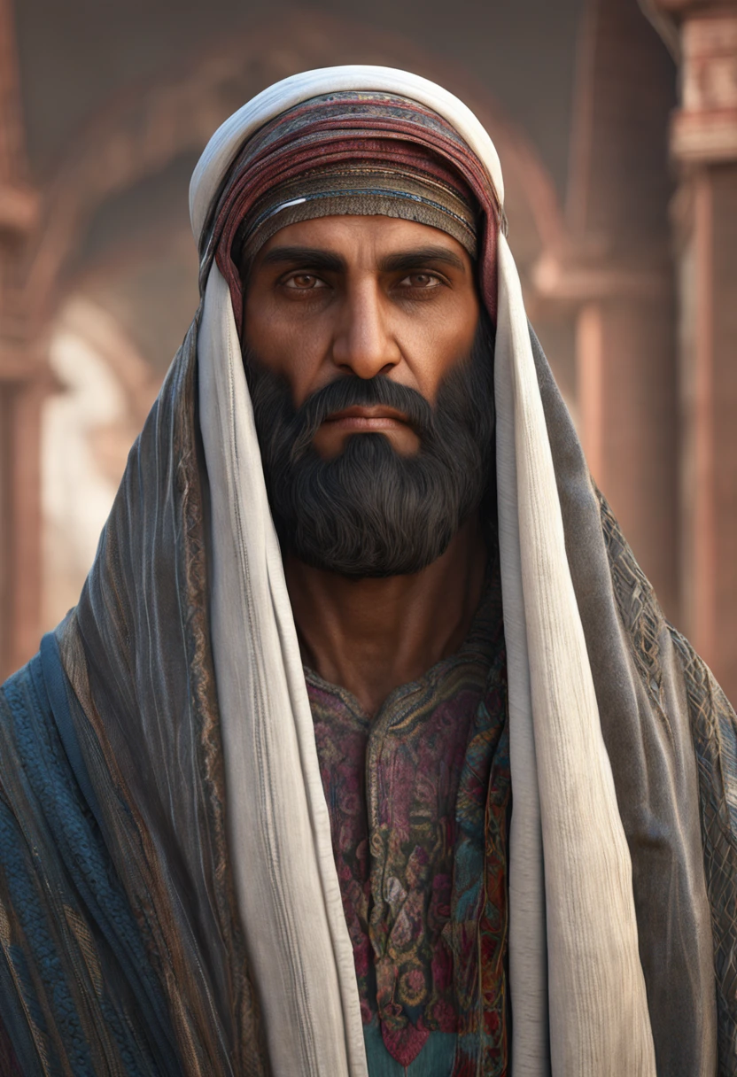 ((Best quality)), ((Masterpiece)), ((Realistic)), Intricate details, Highly detailed, Sharp focus, A digital rendering, professional, 4K, Image of Afghans, Front view, With burqa