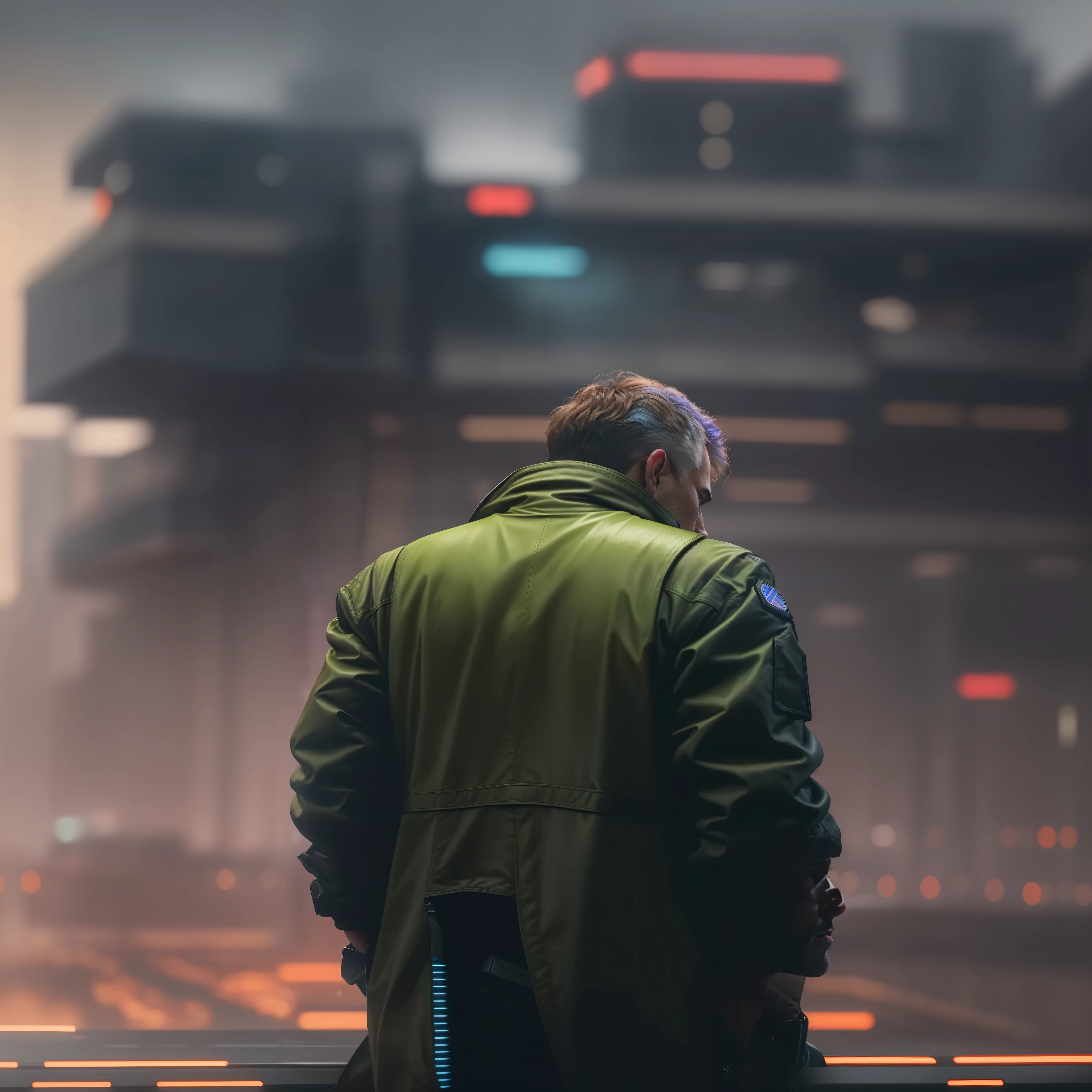Image of a man on his back with his head turned to the side, 2049, Ano 2099, Bladerunner 2 0 4 9 ), Blade Runner 2049 Estilo, BladeRunner 2049, Bladerunner 2 0 4 9, Blabladerunner2049, Blade Runner 2049 cores