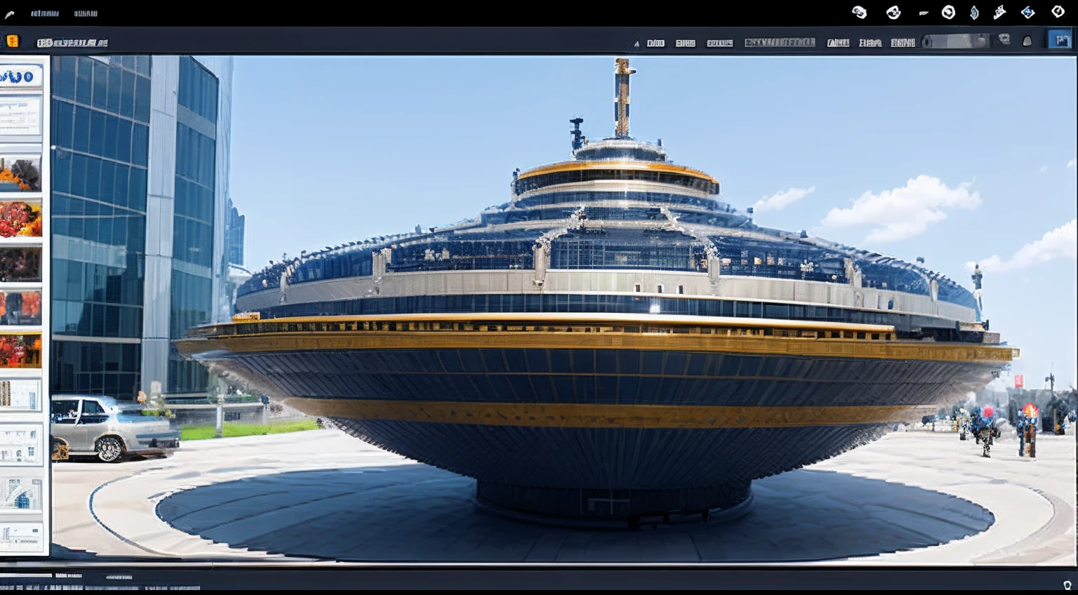 pixel game,scenography,Future sci-fi spaceship, Pixel art #pixelart