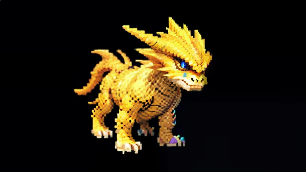 鸟山明风格,Flat pixel games《dragon quest》,Game monster design,(Western Dragon:1.4),Full body like,16-bit pixels