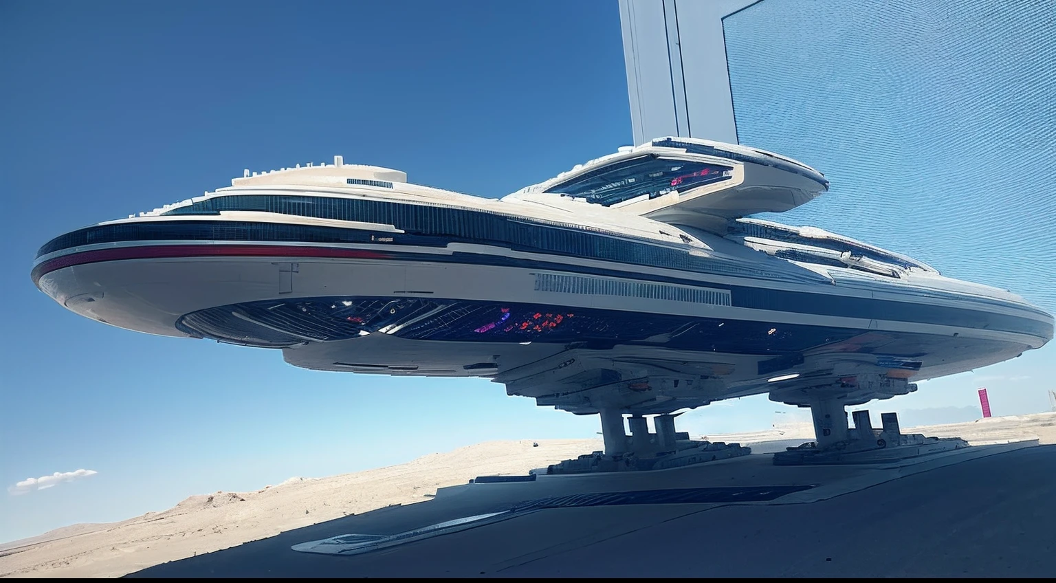 pixel game，scenography，Future sci-fi spaceship， Pixel art #pixelart