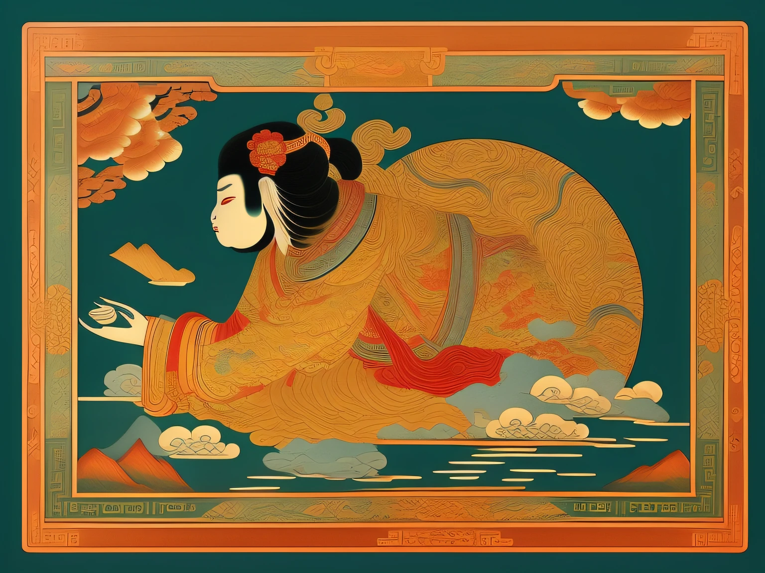 Chinese mythology and stories,Inspired by the classics of the mountains and the sea,A ey has four ears