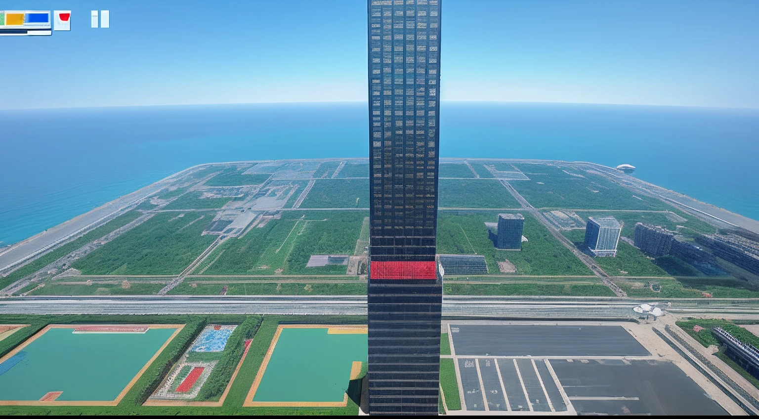 pixel game,scenography,skyscrapper, Pixel art #pixelart