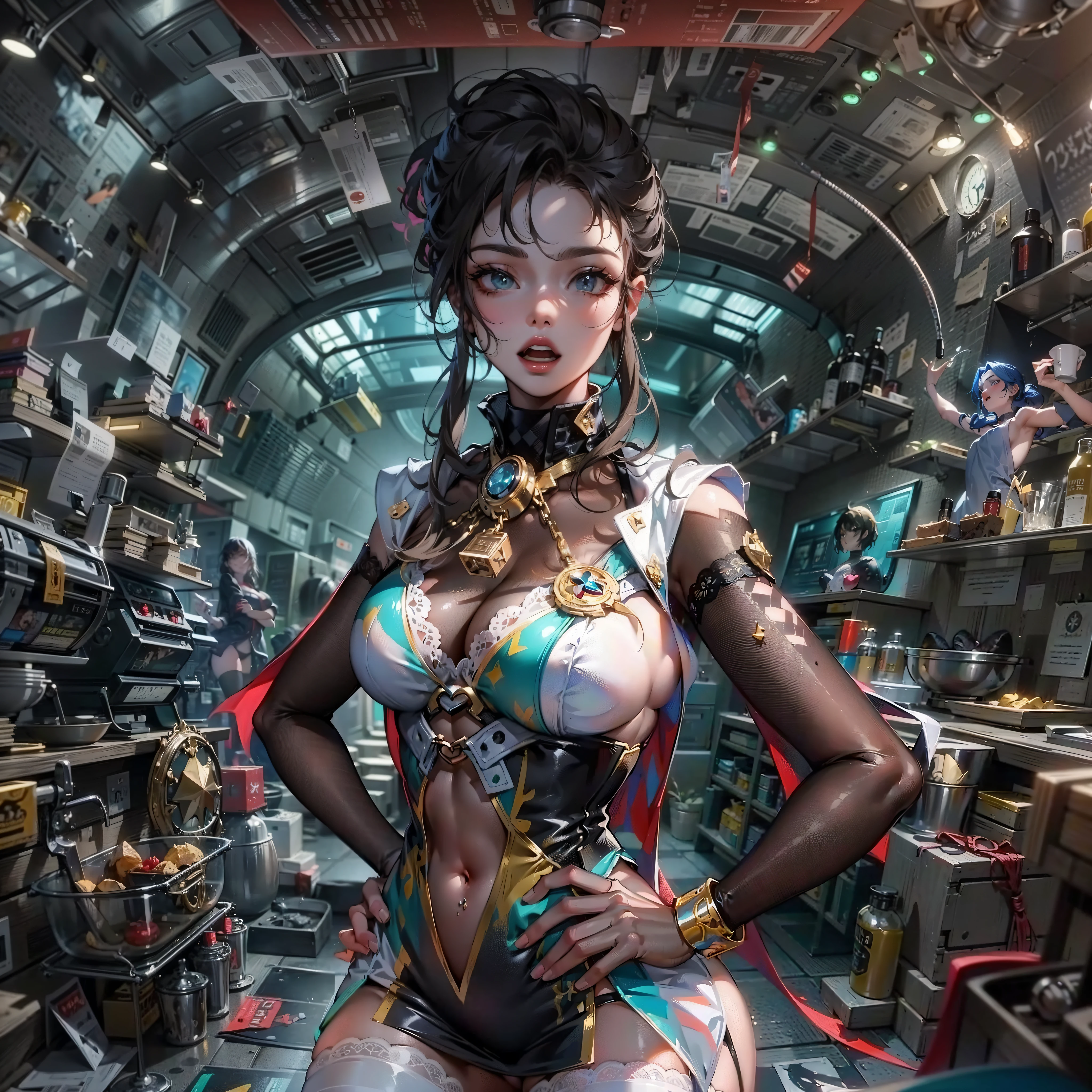 epic Masterpiece Galaxy Sun space Station Port War equirectangular 360 background Deep Ship huge window Celia_Rose_Gooding female outfits handled jet-pack hearth outdoor beholder USA Flag star Will-o'-the-wisp contre-jours Goddess Pilots "Heavy metal" Devastating cyberpunk "Luis Royo" dazzling Admiral Marshall richly decorated Cosplay Royale Africa women cow-girl "Nyota Uhura" sundrop ultra_Sharpness intricate ultra pro-photorealists optimal ultra high_quality perfection Accuracy reflexes ultra high-Resolution ultra high-detail max volumetric lightning graduate improved Octane_render number_rendues UHD XT3 64K 32K 16K 8K DSLR HDR unrealengine5 saturate shadow analogique 3dcg symmetrical sexy body athletic clean skin tanmed saharian african hairstyle dreads kilimandjaro cheekbones effects embarrassed redderer eyeliner indigo ultra beautiful eyes sapphires dark pupils black brown retina lazulis iris turquoises mouth open teeth gorgeous obvious smiles fringes ecstatic floating jacket quirky fixed eccentric cape levitating shoulders-off shirt lace clavicles white papillotes embroidered breasts points satin corsait sundrop thick felther felt skirt matching spinels loose swinging navel waist revealing belts-Chastity heart diamond padlock Gold silver agate pubis reveal scarlet pubis-hairy silks garters snaps thighs legs boots steel gothic thick onyx magic ruby invokes Bees incandescent CGSCOSITY flowering invoke monster Crystalline Queen_Bee Micro Recorder flash (EOS R6 135mm 1/1250s f/2.8 ISO400) Phaser shoot Canon-ion opale divine mannequin sexual lovely mirror reflection glass straight heavy armor chrome flat sensor Luminescence rune lava bands engravings Tourmaline glyph plasma fathoms brass chef-d' Michelangelo armoirie earth navy tattoo "Bruce Weber" sex girls naked nsfw varied multi etc.