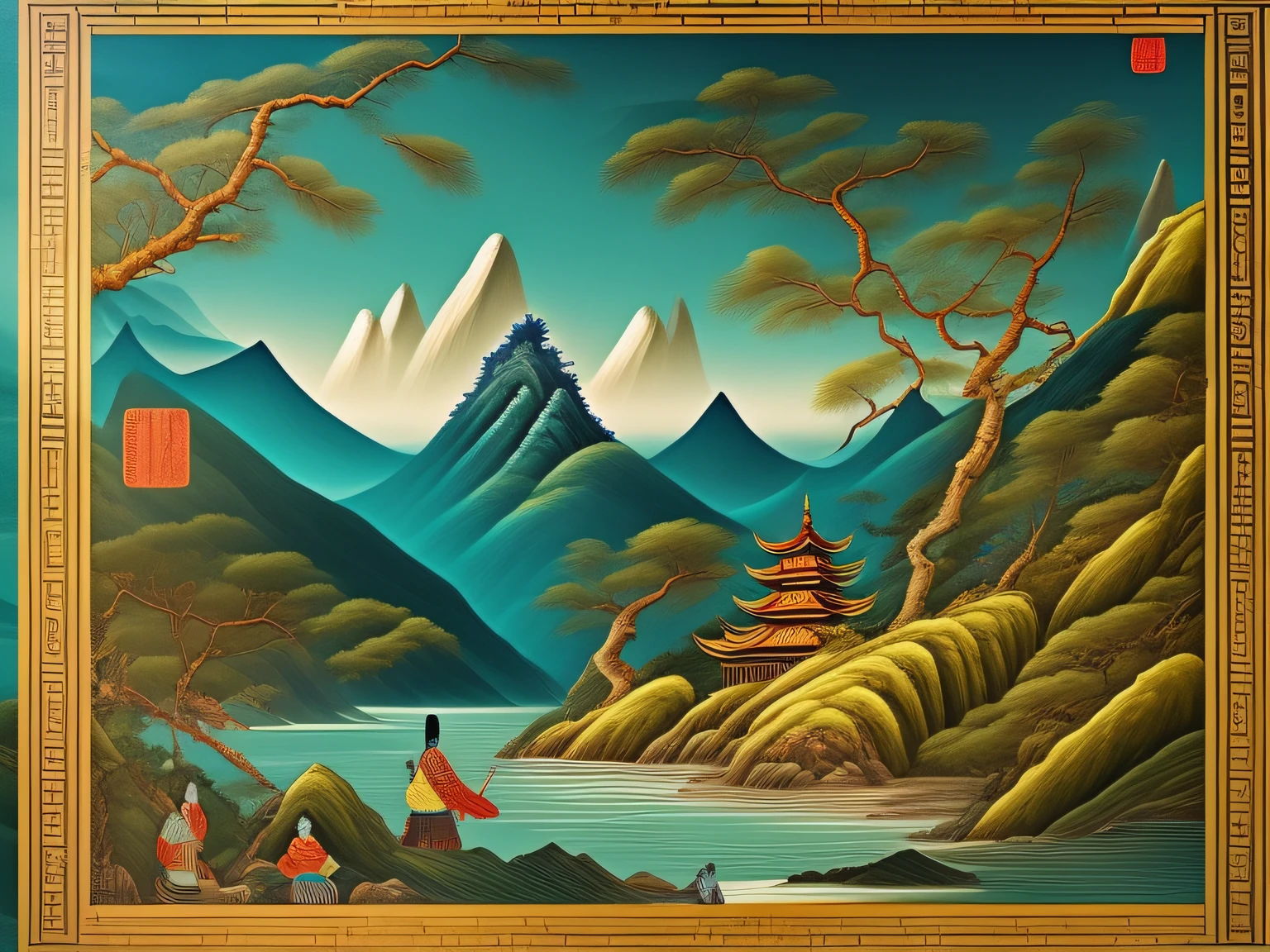 Chinese mythology and stories,Inspired by the classics of the mountains and the sea,A monkey has four ears