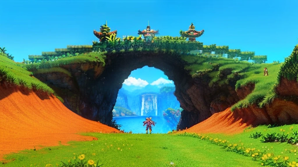 鸟山明风格，Flat pixel games《dragon quest》，Game monster design，（Western Dragon：1.4），Full body like，16-bit pixels