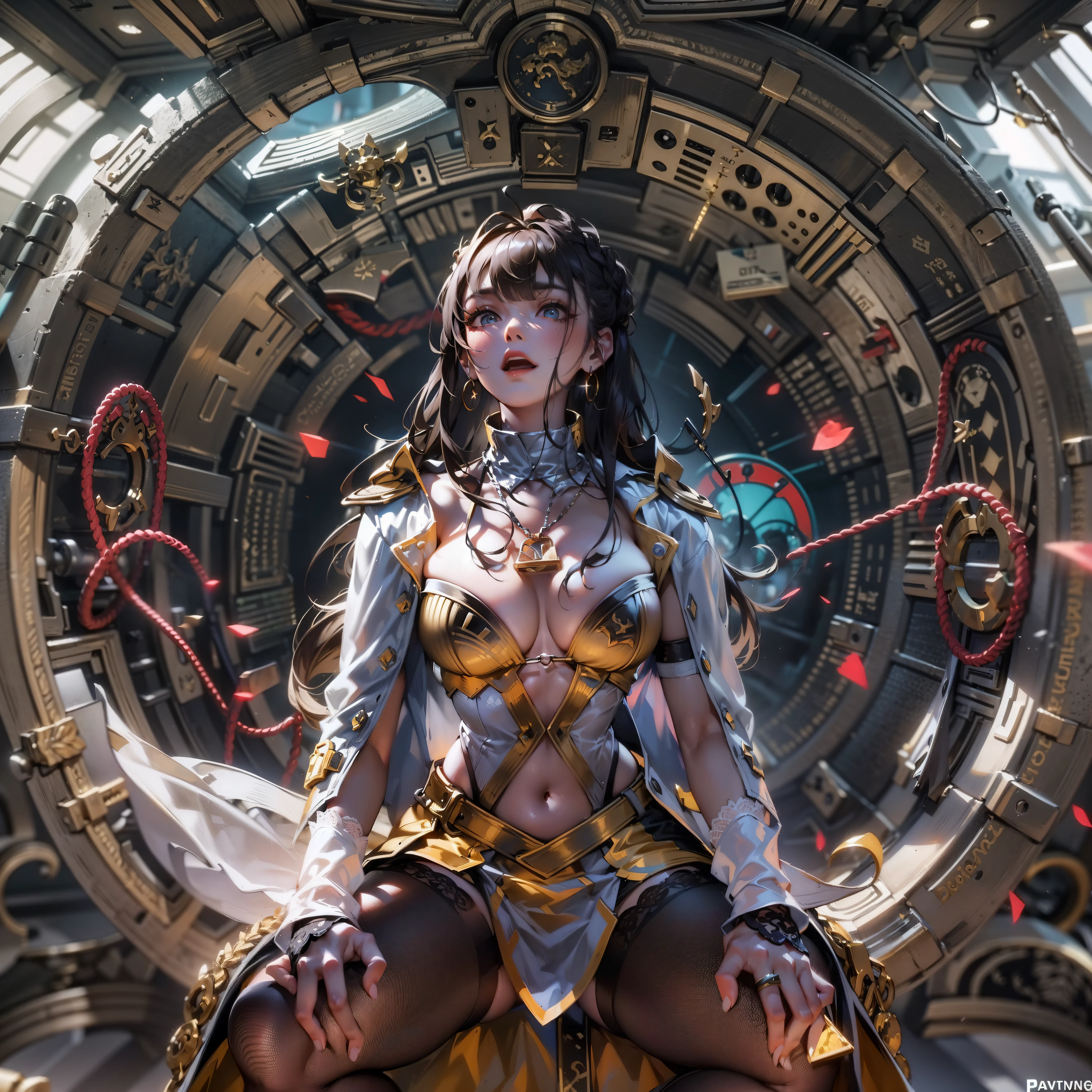 epic Masterpiece Galaxy Sun space Station Port War equirectangular 360 background Deep Ship huge window Celia_Rose_Gooding female outfits handled jet-pack hearth outdoor beholder USA Flag star Will-o'-the-wisp contre-jours Goddess Pilots "Heavy metal" Devastating cyberpunk "Luis Royo" dazzling Admiral Marshall richly decorated Cosplay Royale Africa women cow-girl "Nyota Uhura" sundrop ultra_Sharpness intricate ultra pro-photorealists optimal ultra high_quality perfection Accuracy reflexes ultra high-Resolution ultra high-detail max volumetric lightning graduate improved Octane_render number_rendues UHD XT3 64K 32K 16K 8K DSLR HDR unrealengine5 saturate shadow analogique 3dcg symmetrical sexy body athletic clean skin tanmed saharian african hairstyle dreads kilimandjaro cheekbones effects embarrassed redderer eyeliner indigo ultra beautiful eyes sapphires dark pupils black brown retina lazulis iris turquoises mouth open teeth gorgeous obvious smiles fringes ecstatic floating jacket quirky fixed eccentric cape levitating shoulders-off shirt lace clavicles white papillotes embroidered breasts points satin corsait sundrop thick felther felt skirt matching spinels loose swinging navel waist revealing belts-Chastity heart diamond padlock Gold silver agate pubis reveal scarlet pubis-hairy silks garters snaps thighs legs boots steel gothic thick onyx magic ruby invokes Bees incandescent CGSCOSITY flowering invoke monster Crystalline Queen_Bee Micro Recorder flash (EOS R6 135mm 1/1250s f/2.8 ISO400) Phaser shoot Canon-ion opale divine mannequin sexual lovely mirror reflection glass straight heavy armor chrome flat sensor Luminescence rune lava bands engravings Tourmaline glyph plasma fathoms brass chef-d' Michelangelo armoirie earth navy tattoo "Bruce Weber" sex girls naked nsfw varied multi etc.