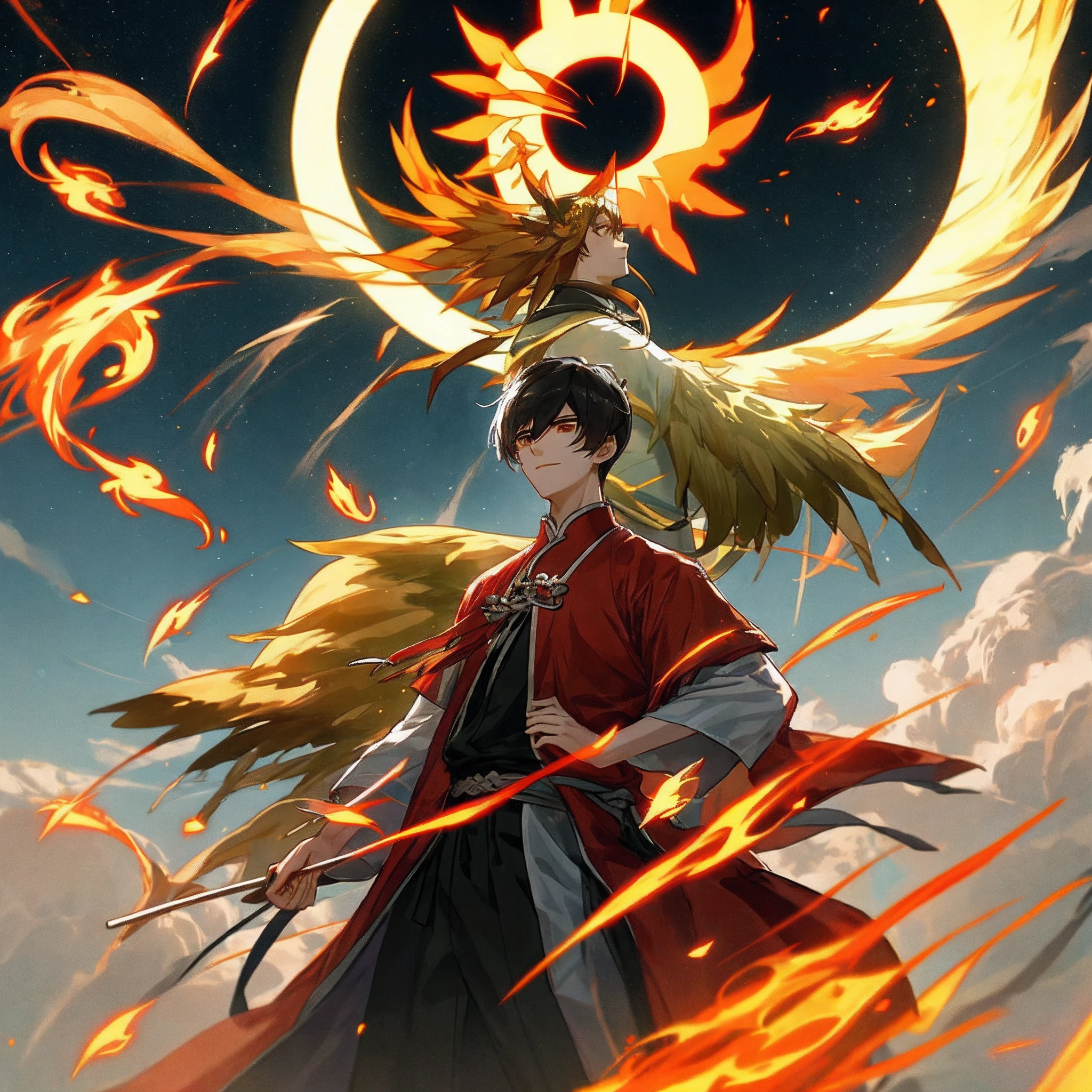 The sun and the moon do not dare to compete for glory，Qingyu is known to have phoenixes