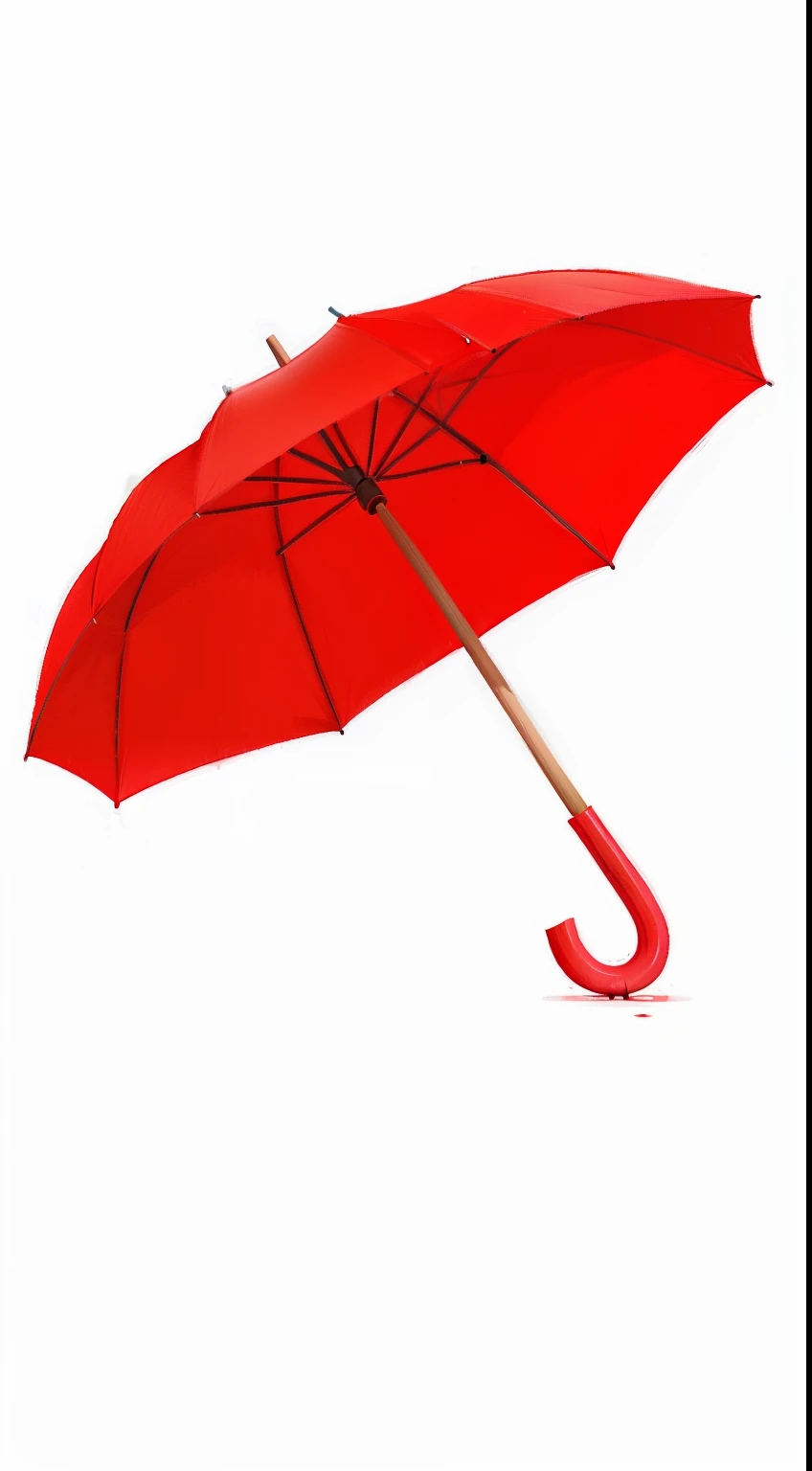 a red umbrella