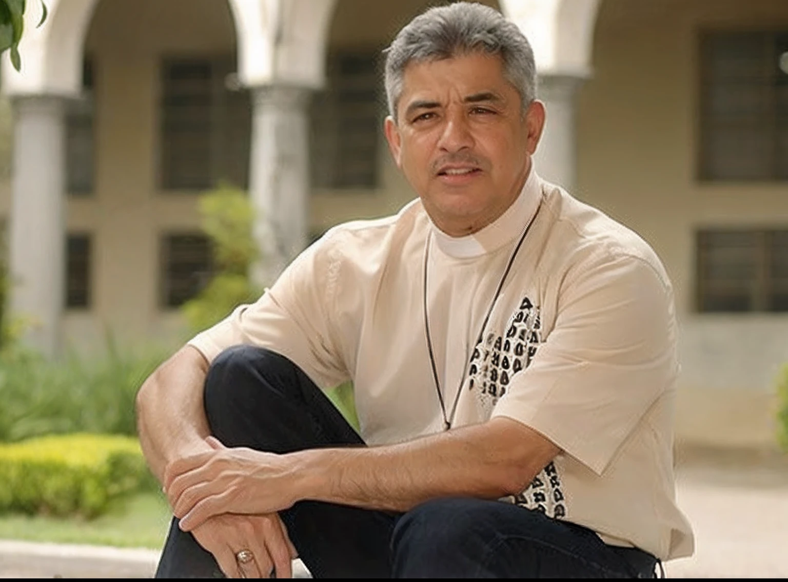 Man sitting on a bench in front of a building, José Moncada, Manuel Sanjulian, Jamel Shabbaz, Salustiano Garcia Cruz, Ricardo Taddei, Arauto Ortega, Carlos Samuel Araya, Directed by: Arthur Sarkissian, Carmelo Blandino, Ahmad Merheb, Ricardo Milos, victor maristane, Directed by: Alexander Fedosav, Disney Pixar Cartoon Type A