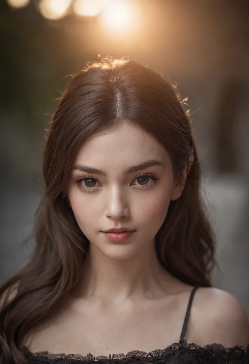 Best quality, masterpiece, ultra high res, (photorealistic:1.4), raw photo, 1girl, offshoulder, in the dark, deep shadow, low key, cold light