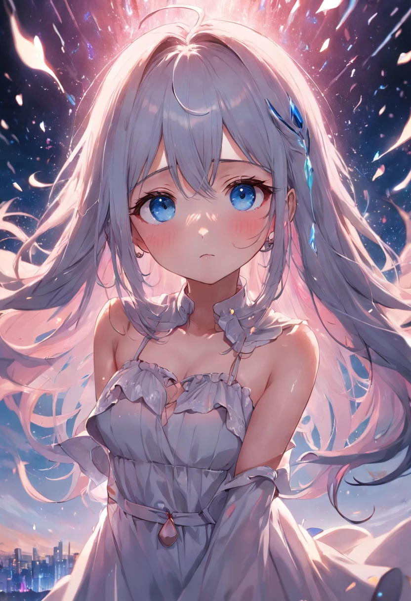 Eyes full of love,Shy cheeks,Tears crystalline。