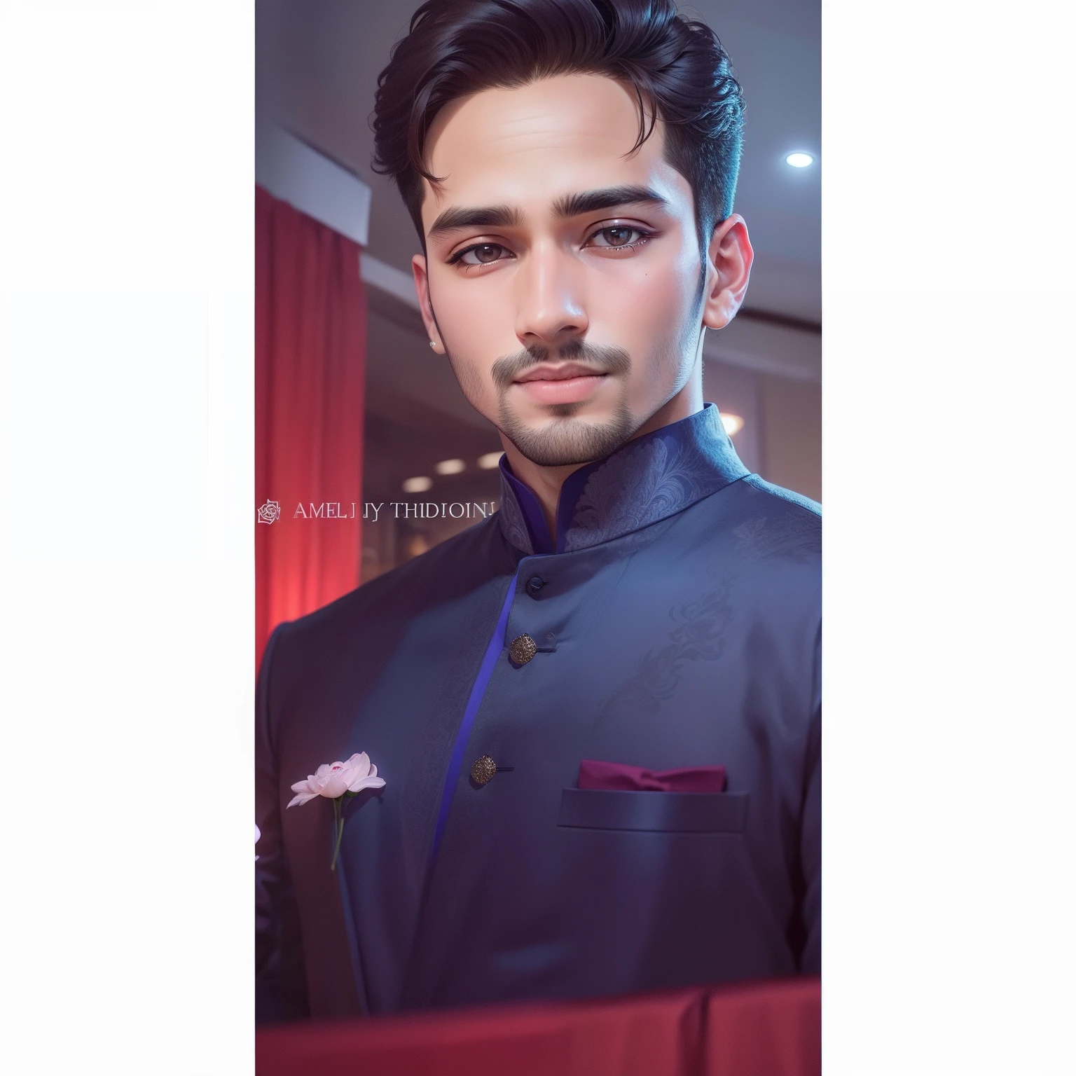 Me handsome boy in wedding function
