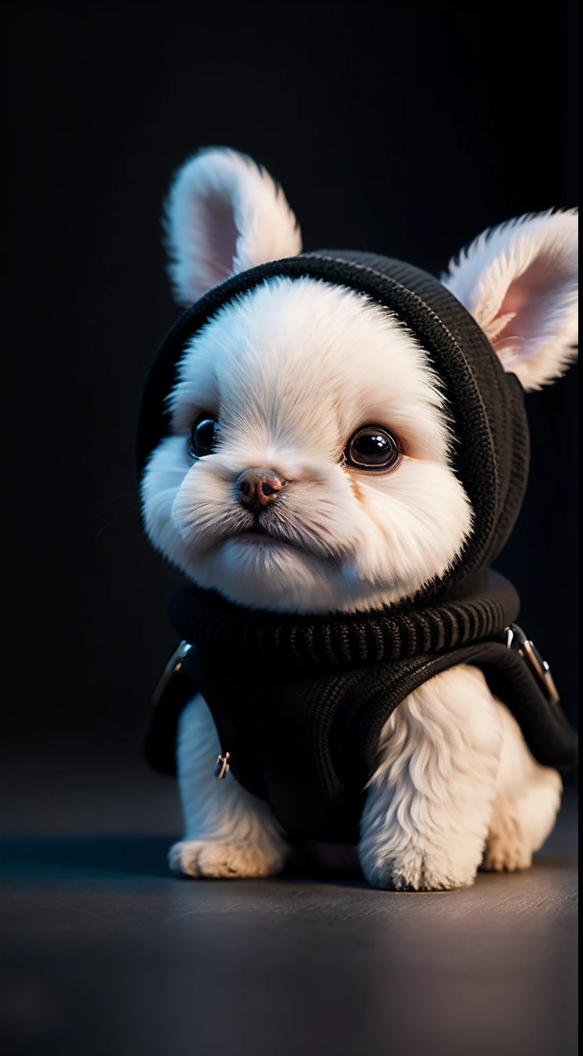 bblurry, doggy, flower, Naturally not_Humanity, Depth of field, TO8 contrast style, Dark_glam, wearing DRK_glam, Deep shadows, (Dark: 1.4), (8K, RAW photography, Best quality, Masterpiece: 1.2), Snickering,
