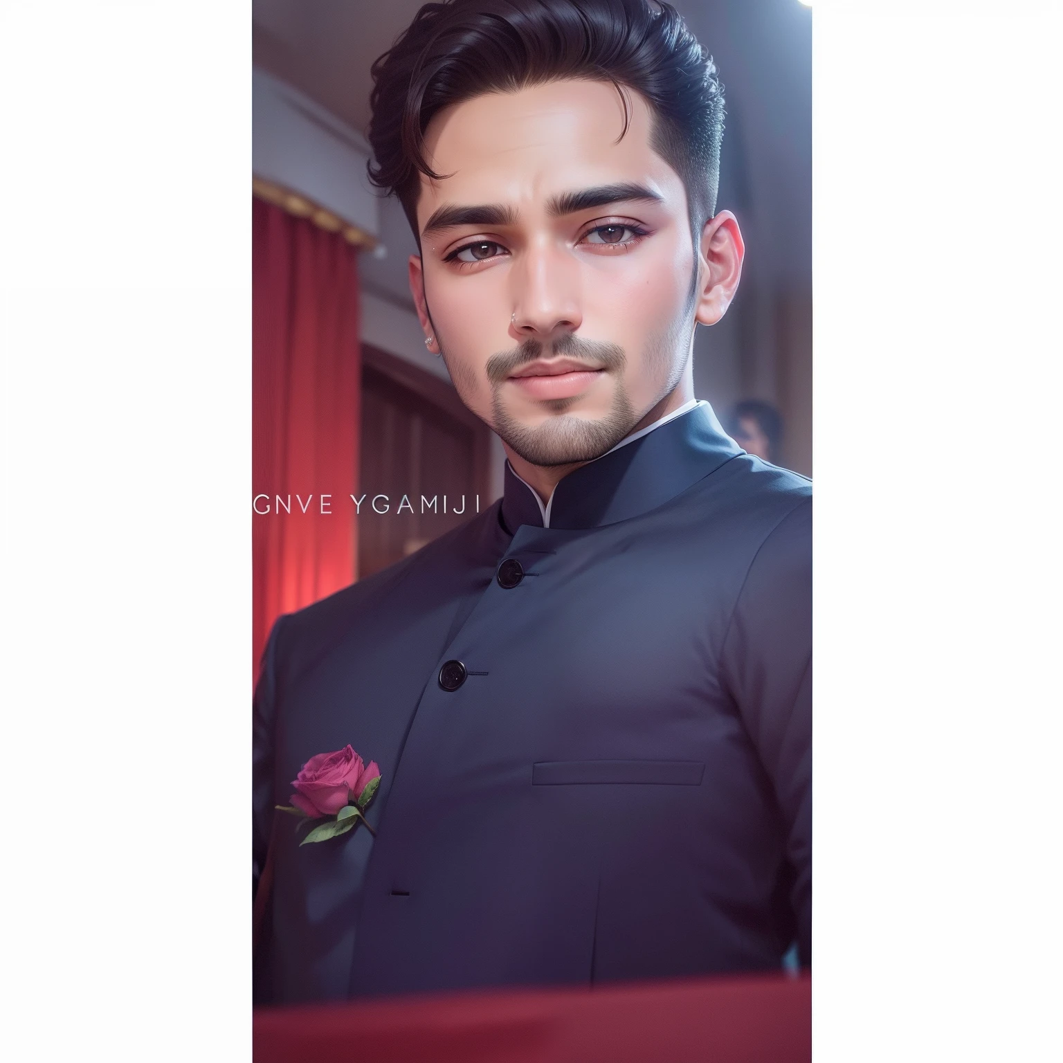 Me handsome boy in wedding function