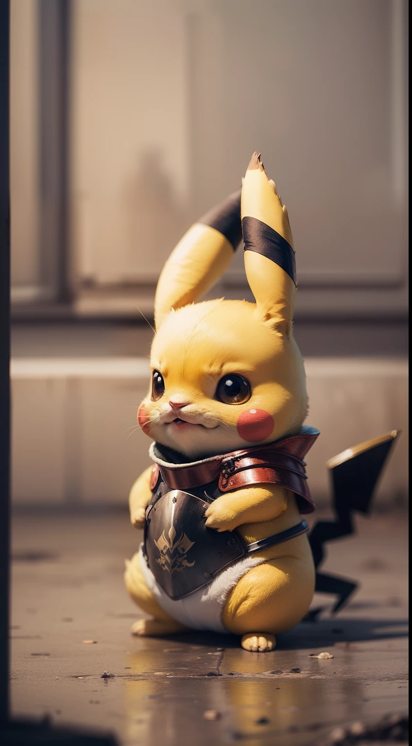 Pikachu in armor