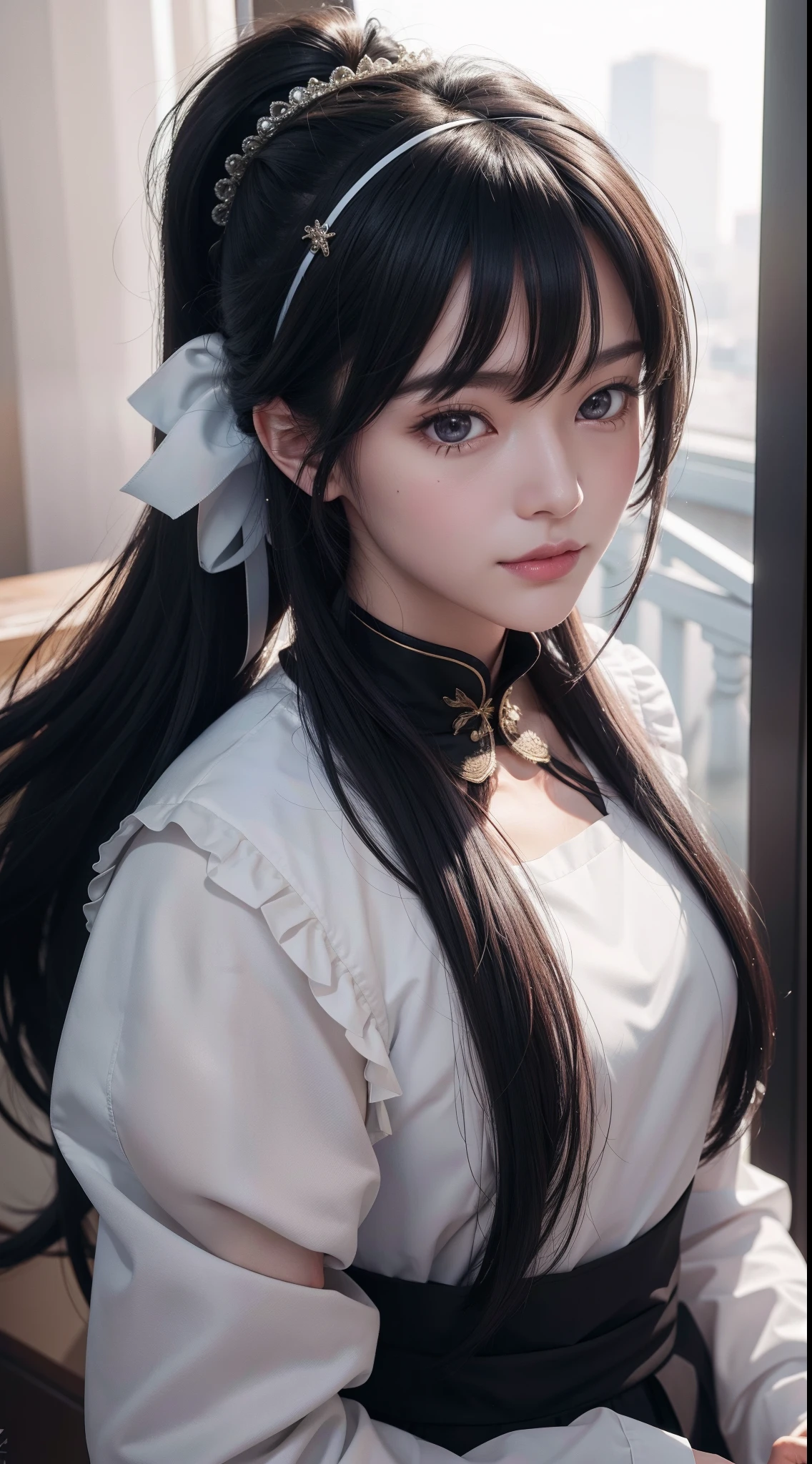 black hair, bangs, curtained hair, crossed bangs, long hair, messy hair, ponytail, very long hair, black hair, bangs, curtained hair, crossed bangs, long hair, messy hair, ponytail, very long hair, big hair, side bun, hair ears, tied hair, hair flaps, widow's peak, tiara, hair ribbon, kanzashi, hairpods, white hairband, mole under eye, raised eyebrows, eyeball, evil smile, crazy, shy, frown, jitome, gloom (expression), seductive smile, anime, Minimalism, anime style, anime, Minimalism, anime style, pov, from above, UHD, retina, masterpiece, ccurate, textured skin, super detail, high quality, high details, award winning, best quality, highres, 16k, UHD, retina, masterpiece, ccurate, textured skin, super detail, high quality, high details, award winning, best quality, highres, 16k，A man，China-style，Chinese Ancient Times，Handsome male，Sunshine Boy，Mature and attractive male