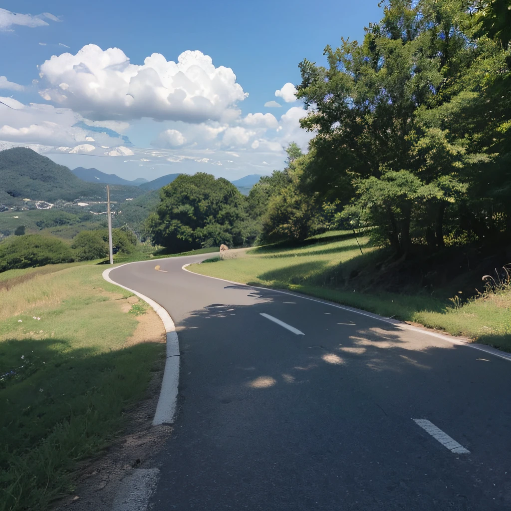 Sunny day，I wandered along the path。
Picturesque scenery on the side of the road，It makes me feel very good。
The sky is blue，The breeze brushed my face。
The world is so beautiful，It makes me feel infinitely happy。
I take a deep breath of fresh air，Feel the beauty of life。
Life is full of hopes and dreams，It gives me confidence in the future。
On this sunny day，I felt the charm of nature。
Let us cherish this beauty，Let life be full of sunshine and warmth。