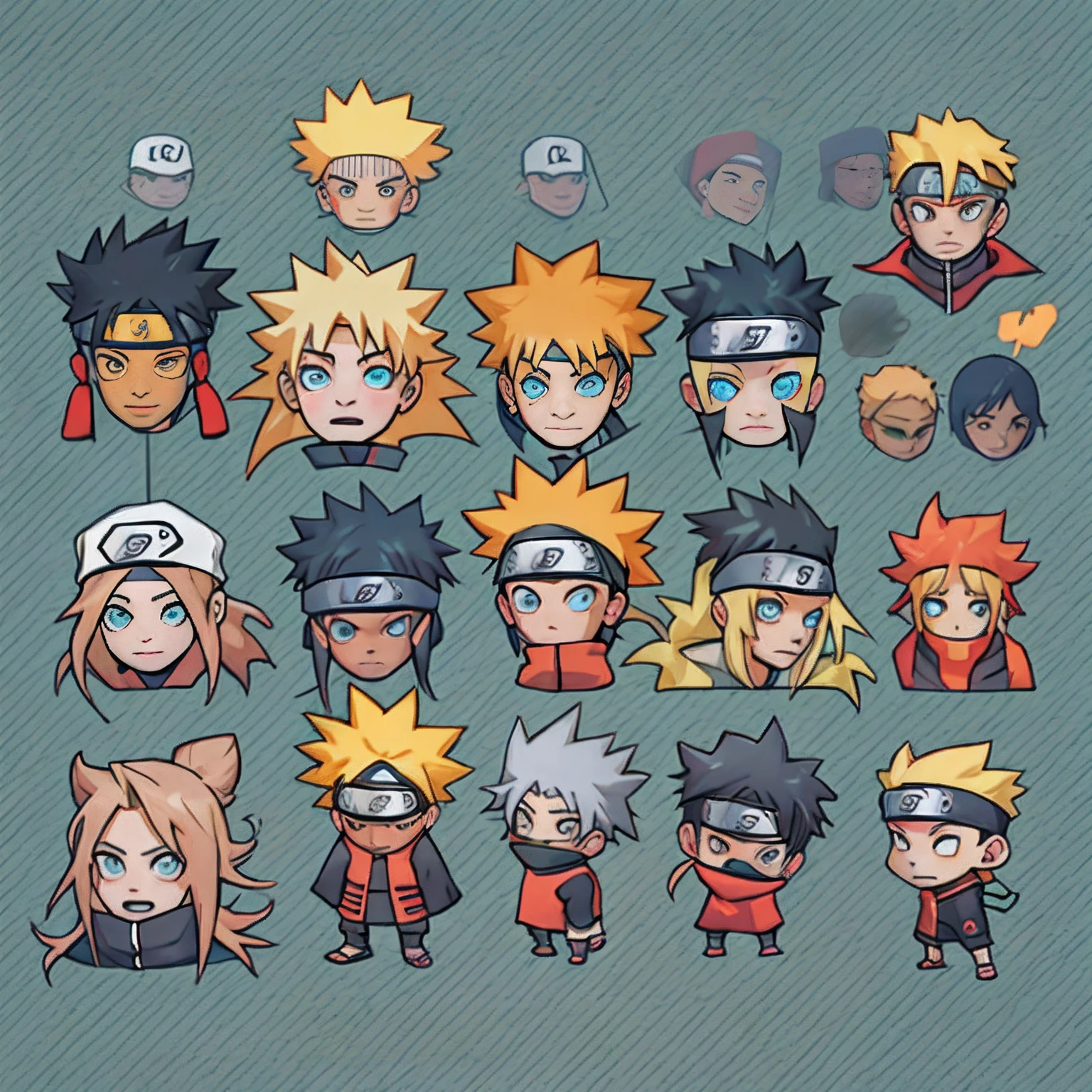 emotes para twitch de personagens de naruto