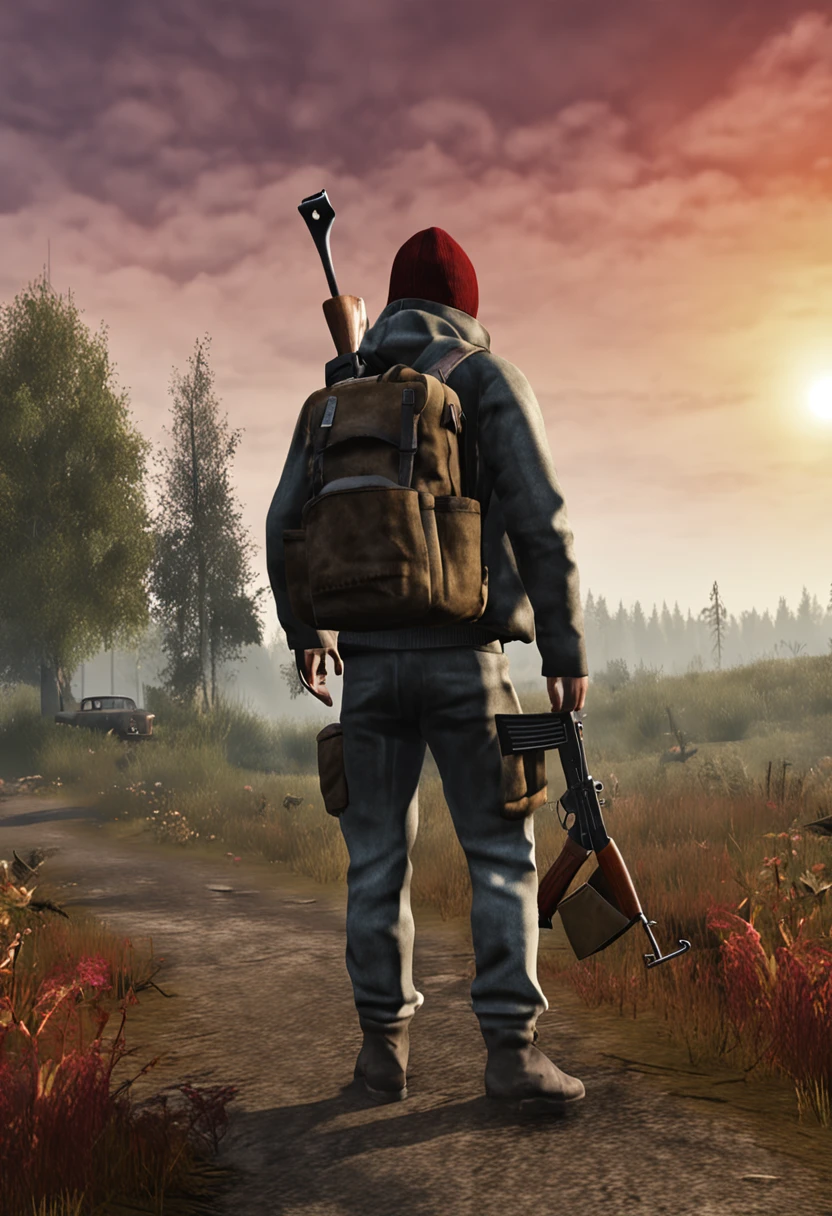 dayz game 4 man ak-47