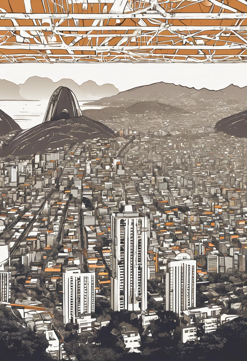 ((realista: 1.5)),((melhor qualidade)), ((obra-prima)),((detalhado)), cenario, grande metropole do rio de janeiro, divido em parte rica e parte pobre, cidade iluminada, cristo redentor, praias, nuvens, estrelas, grandes predios