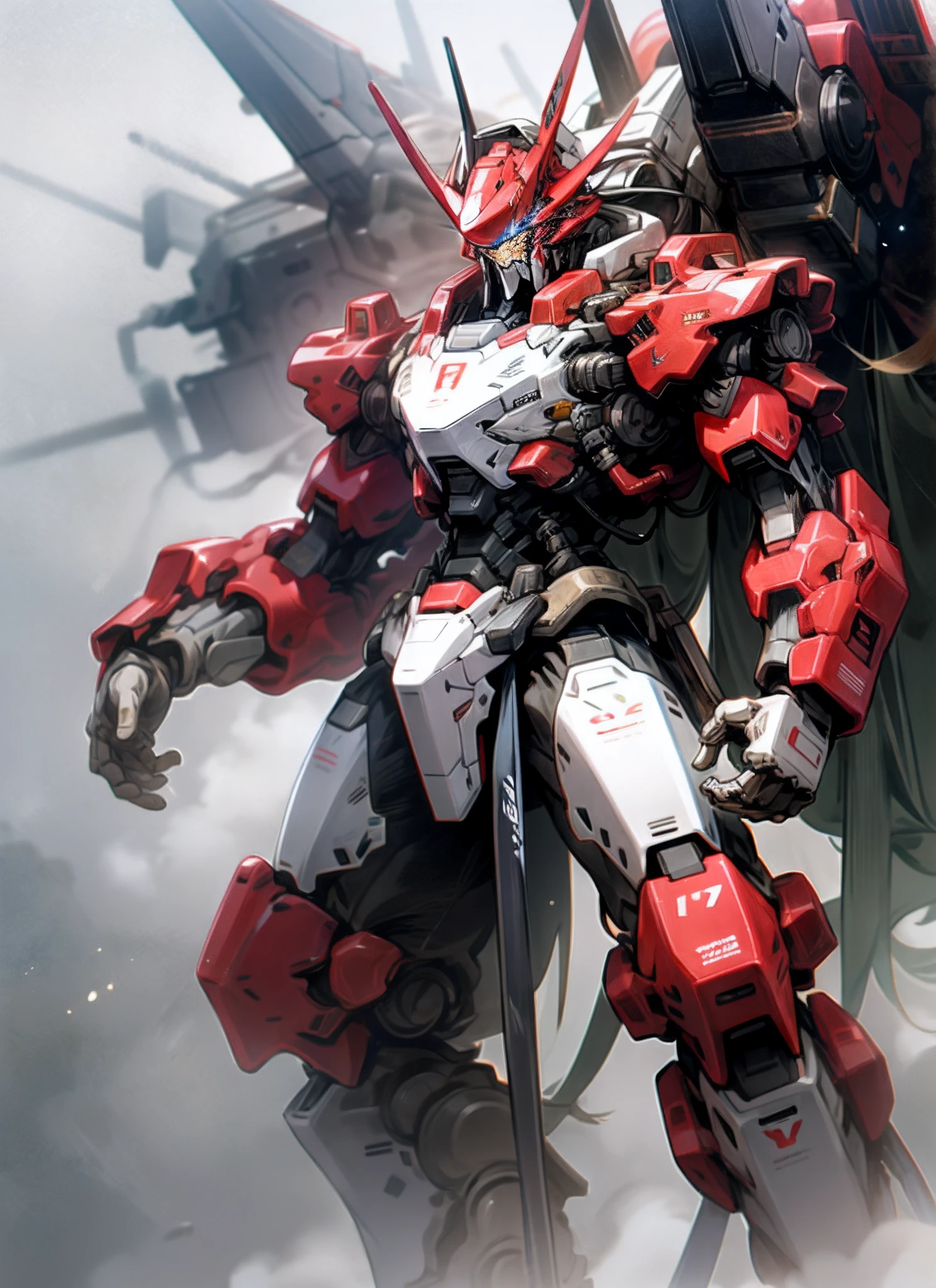 Libido boy,Mecha front,The background is the universe