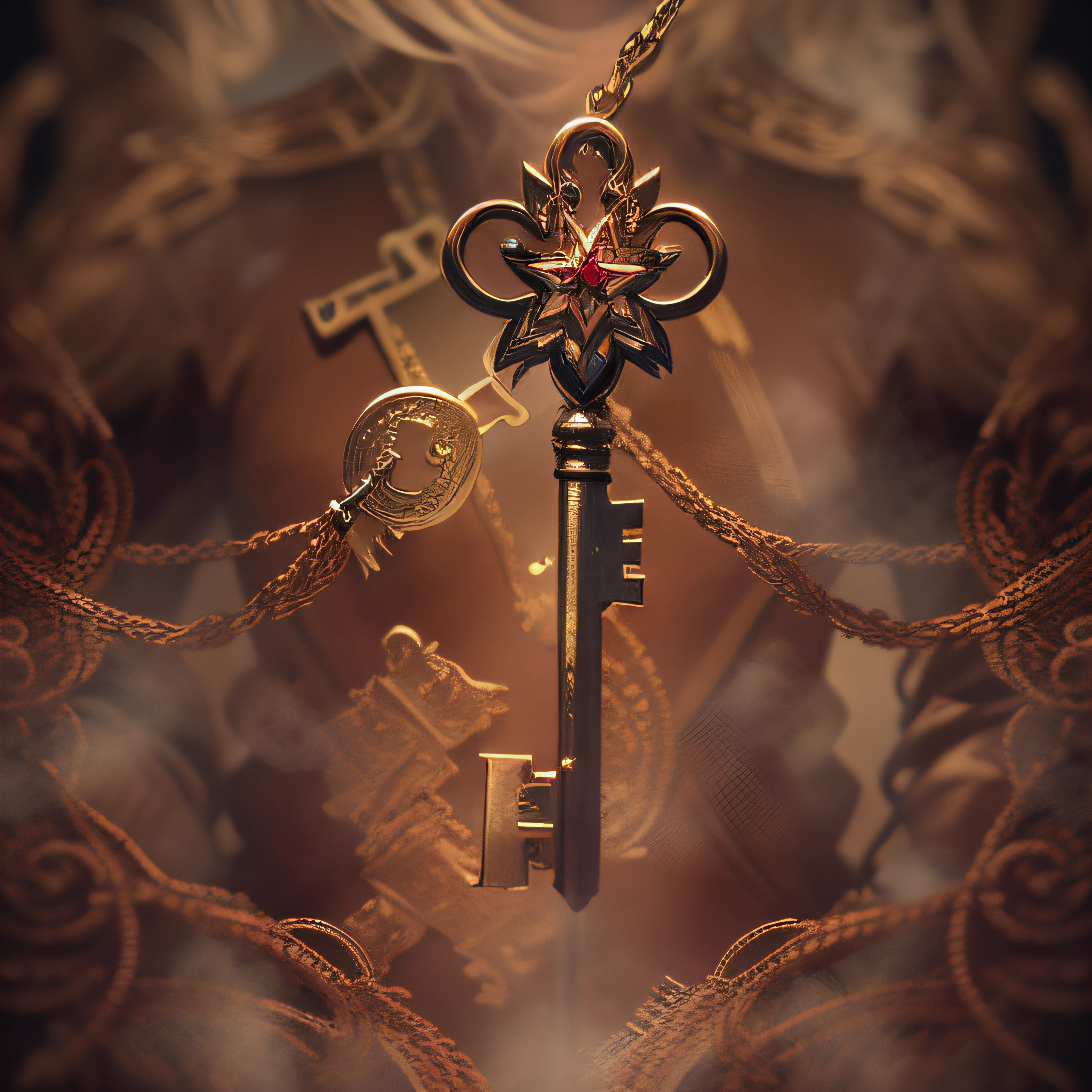 Key, magical, mysterious key to open the mysteries
