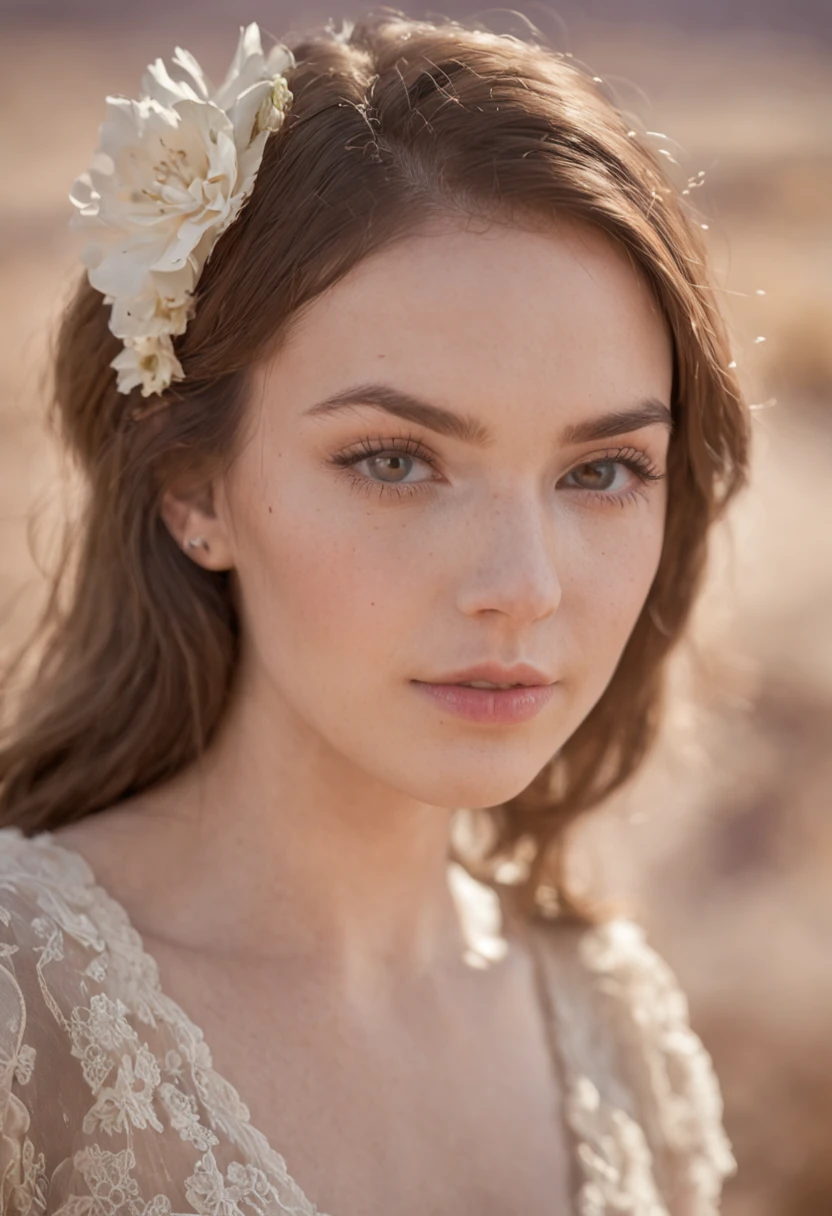 1girl em uma linda paisagem nevada