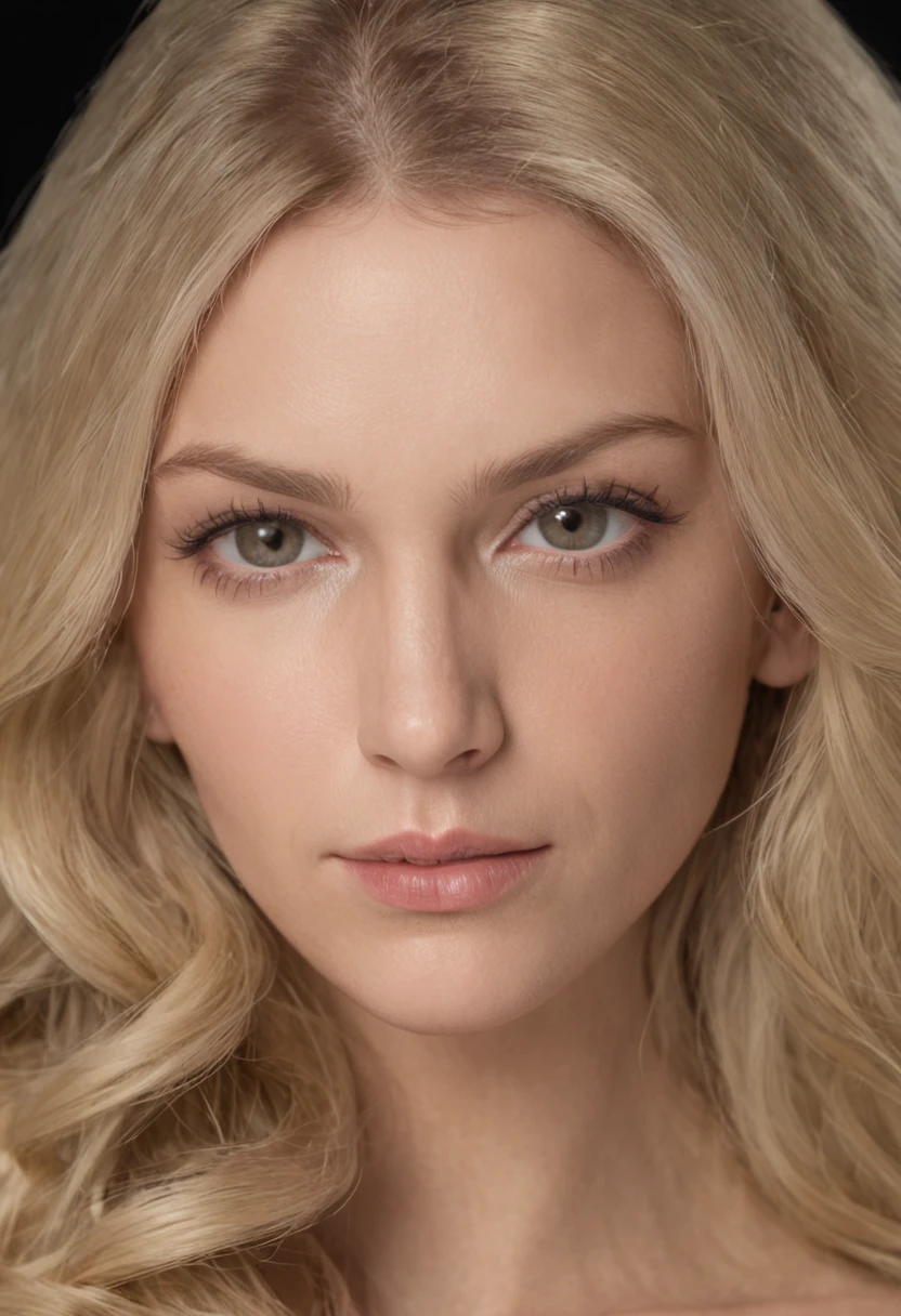 frau, 35 jahre alt, amerikanisches gesicht,  sichtbar, zwei finger an  aufspreitzen, blonde haare, freundlicher sexy blick, sehr detailliert, high quality, fullnude, realistisch, feucht, vagina, full body, realistic hair, photorealistic skin, small tits