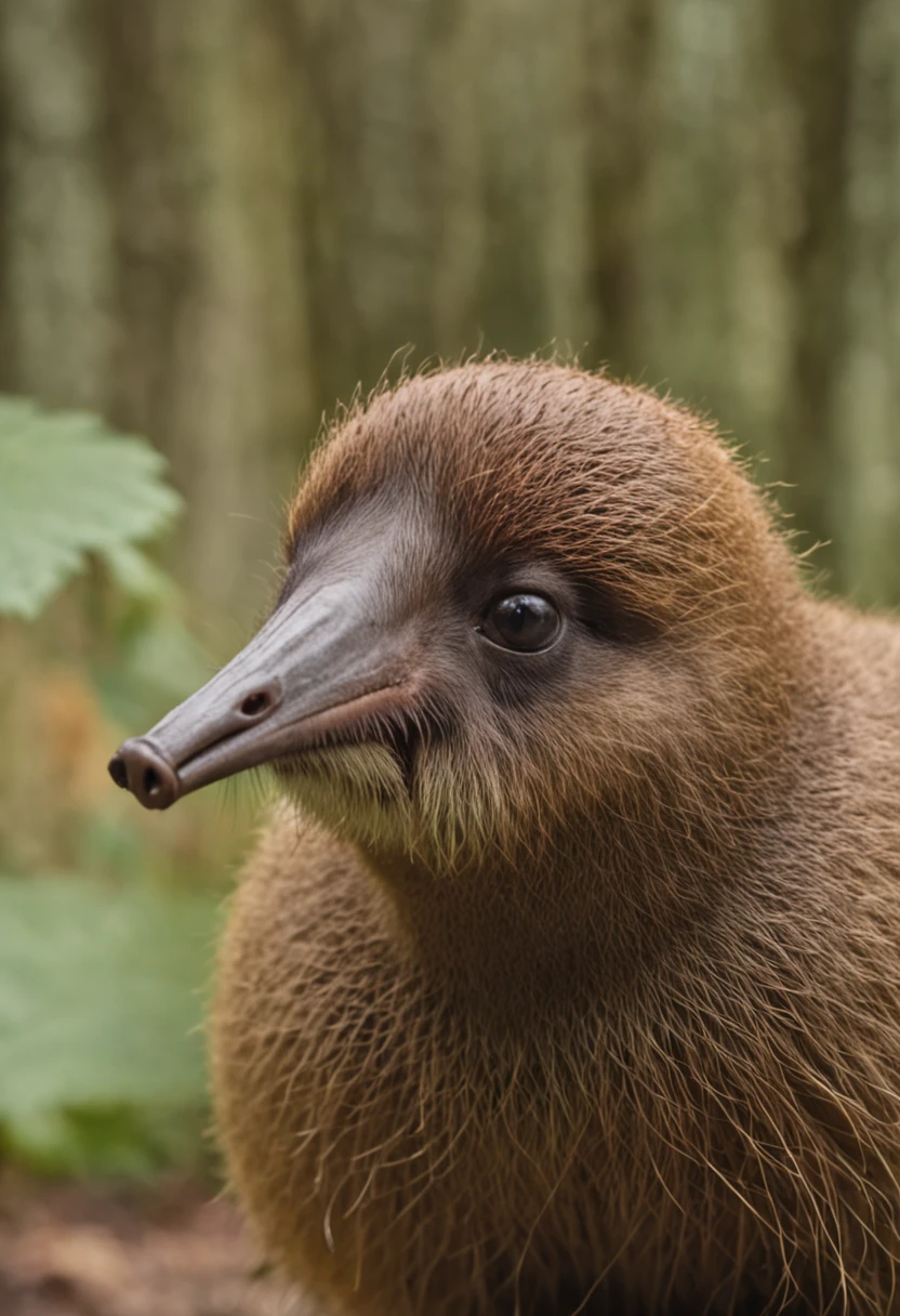 kiwi; Expressionist painting; Tiere; the woods; qulity