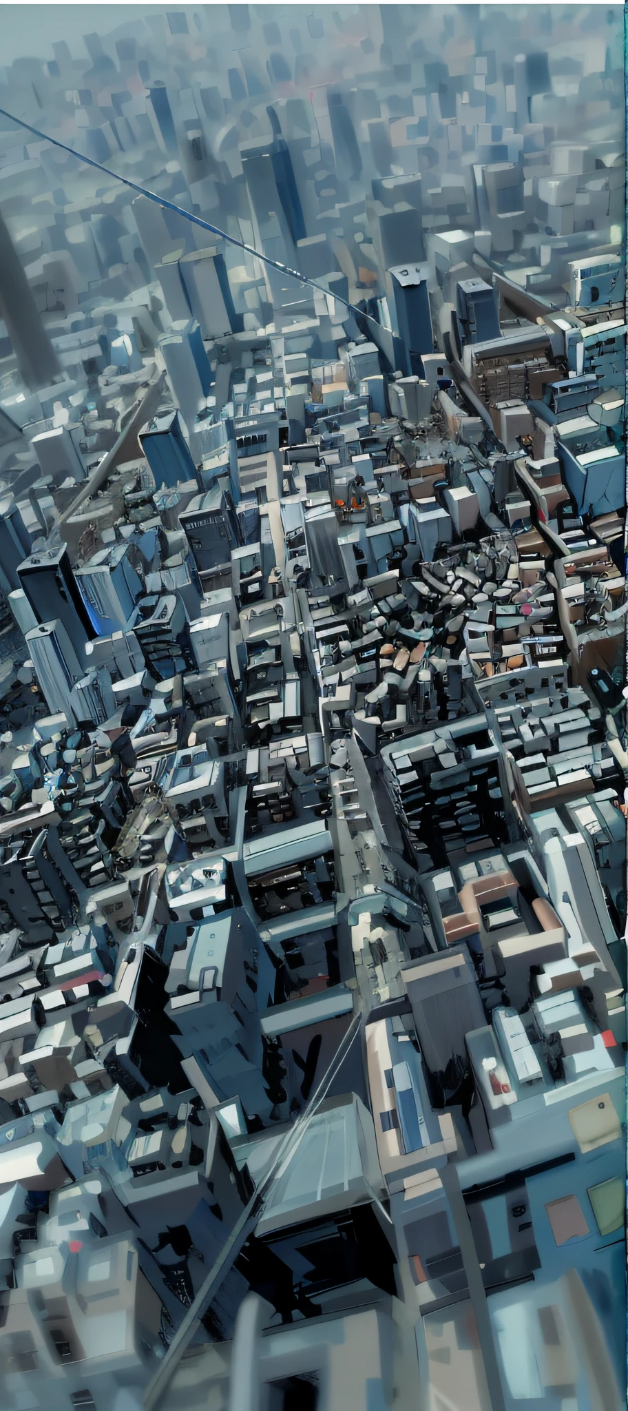 view over city, aerial view of a city, aerial view of a city, scale of a city, expansive detailed layered city, tectonic cityscape, Urban depth of field, entire city visible, Crowded city, highdensity, view over city, big city, Detailed city, modern city scape, Detailed city background cartoon,Commercial illustration