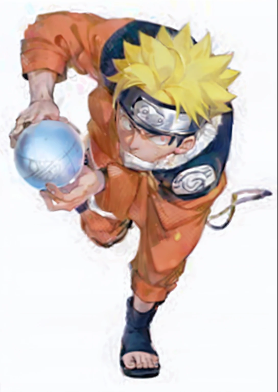 a closeup of a person holding a ball with a ball in hand, Naruto, Naruto uzumaki, Naruto artstyle, de Naruto, estilo anime", dor de Naruto, Kakashi, Coringa como Naruto, Obra-prima do anime, Shonen, Toru Narita, uzumaki, Naruto em GTA V, Ninja, Kakashi hatake, hinata hyuga