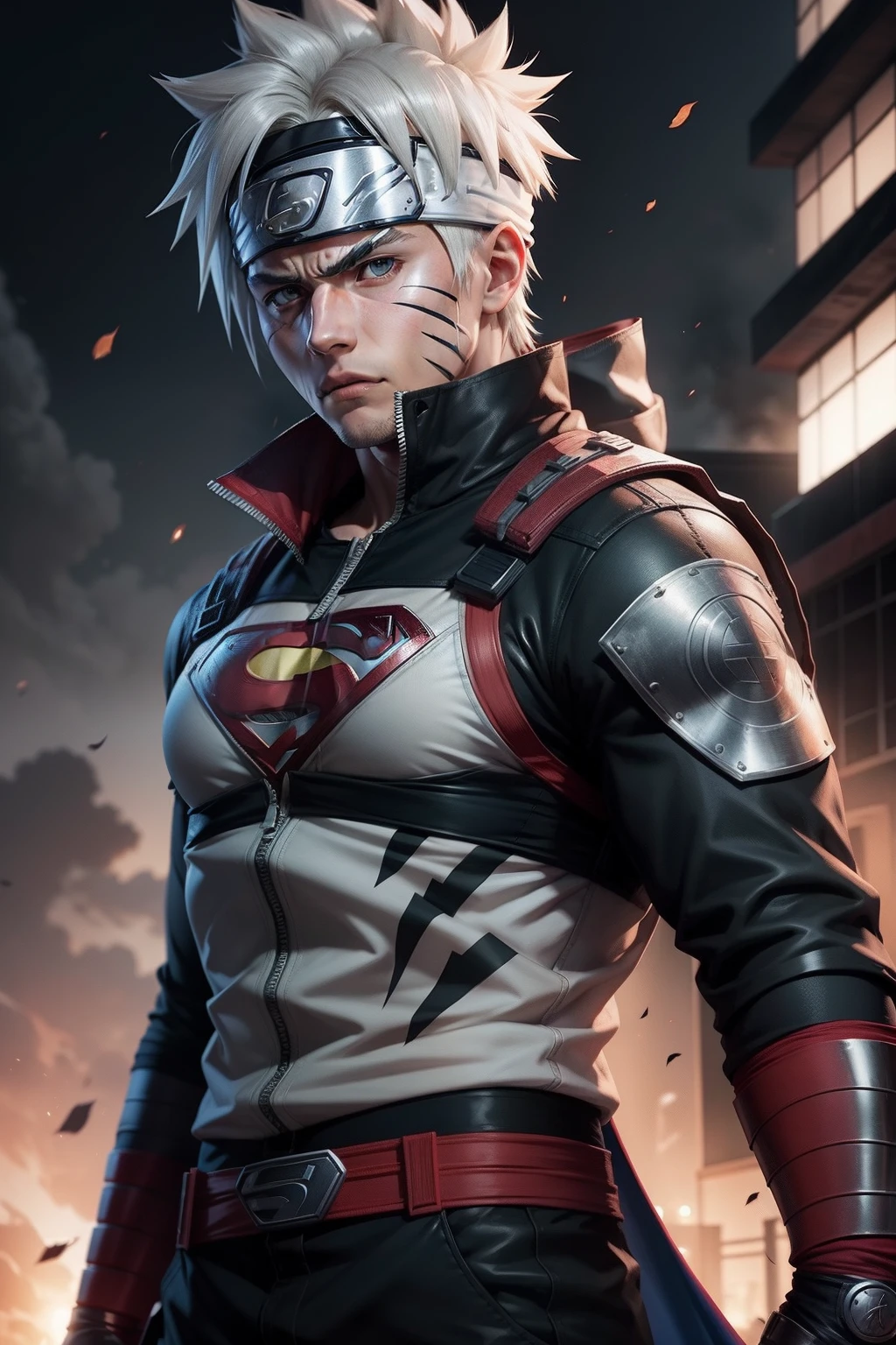 Kakashi Hatake (naruto) x superman,