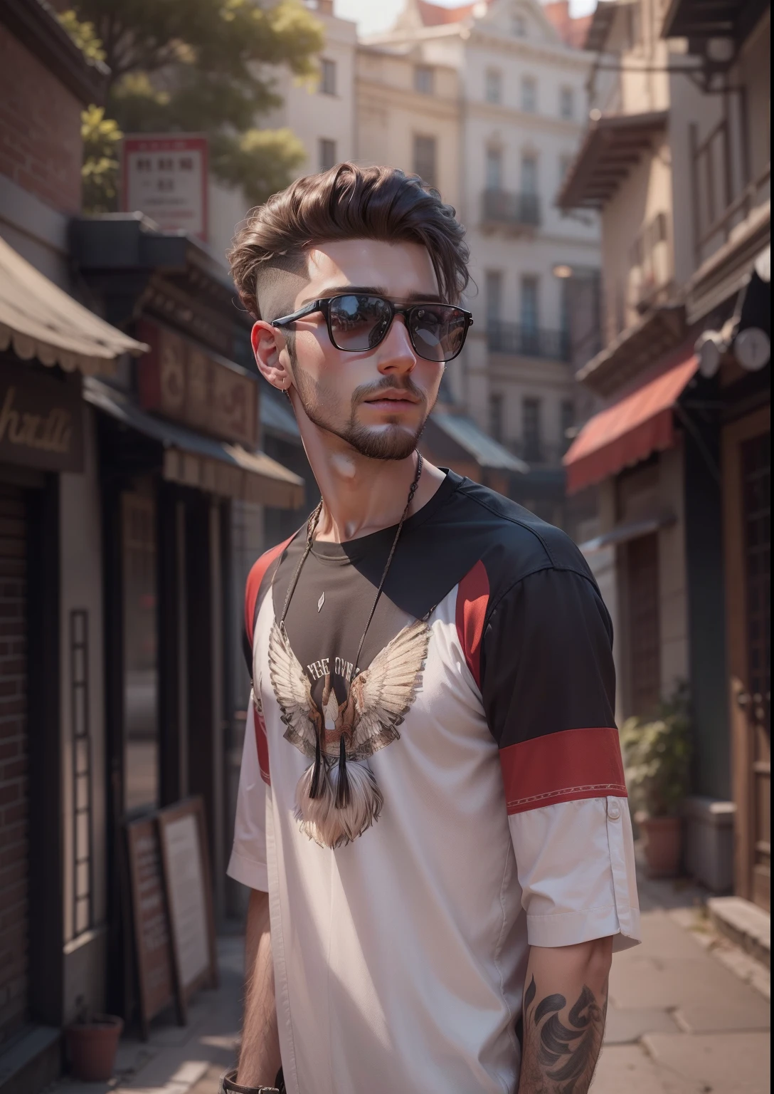 realistic high details hair strand by thread  8k boy --auto