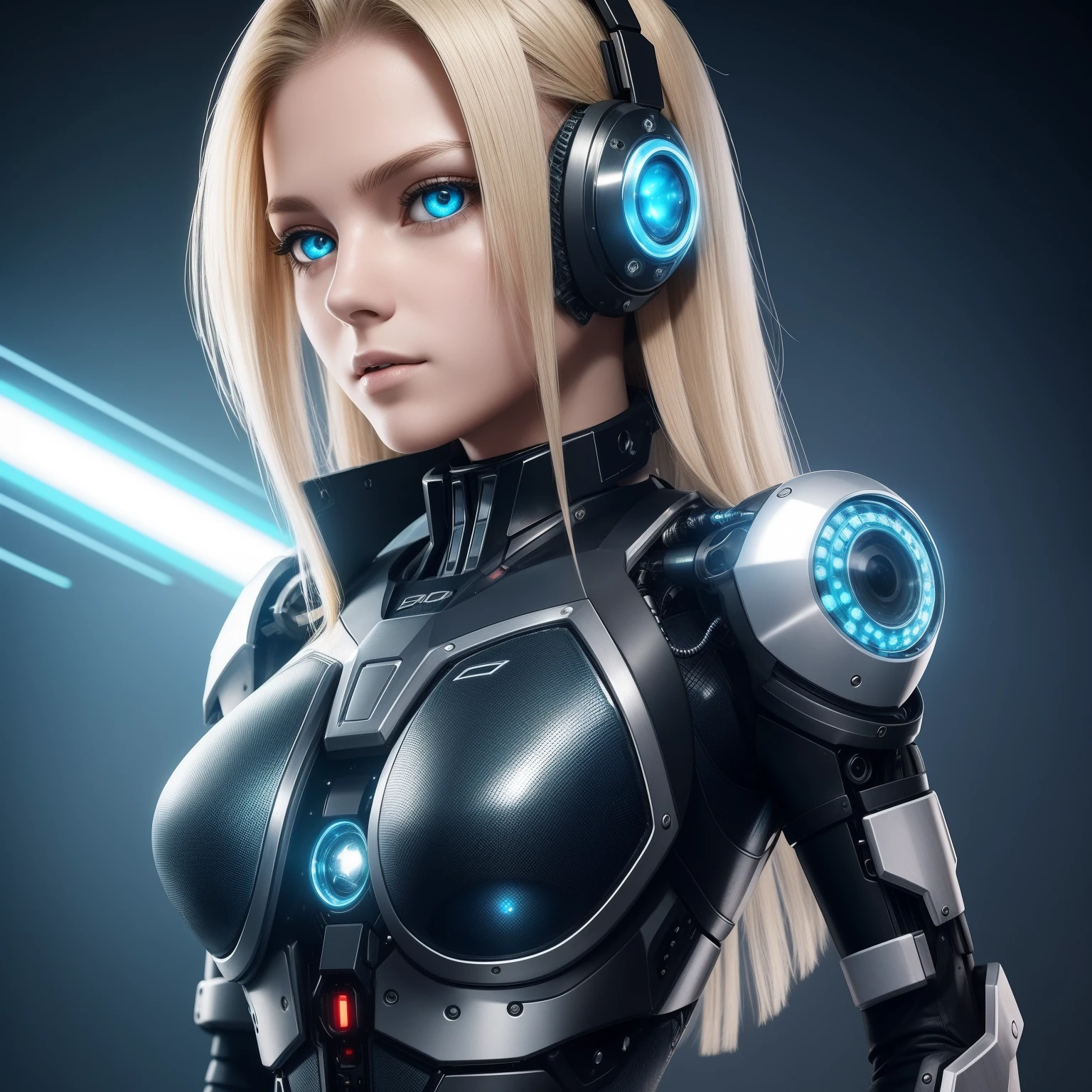 ((Robot Girl, mecha)), olhos brilhantes, rosto delicado, armadura quebrada, mechanical aura, mechanical arm, cabelo grisalho, Cabelo longo, ceramic body, fenda apertada, peito pequeno, cyber background, cidade muito boa, (Translucent, Pele reflexiva), 8k, melhor qualidade, ultra-detalhado, (Surrealismo: 1.4),