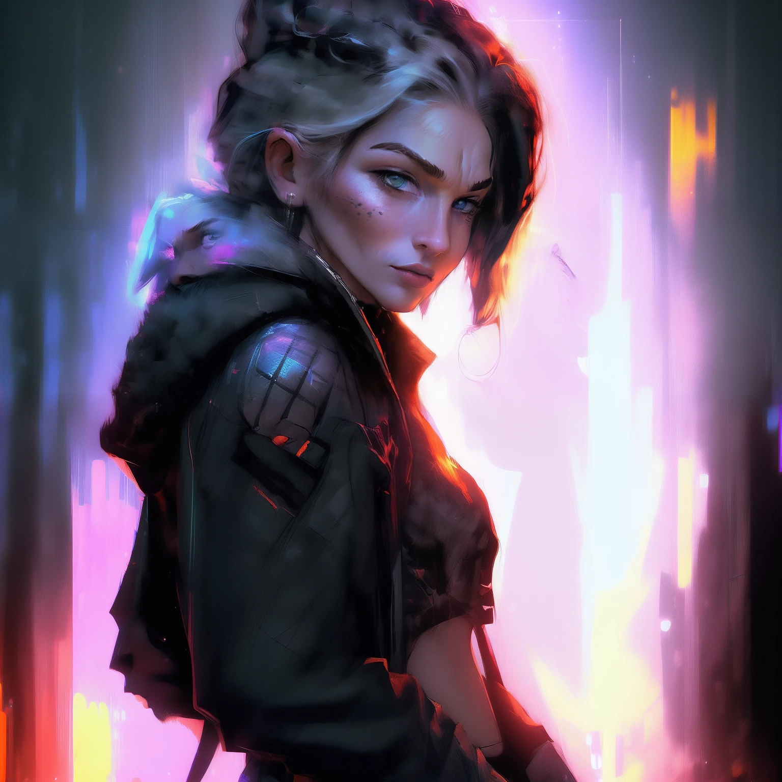 crei uma mulher com um leopardo, e a mulher envolta com o leopardo., Fantasy, Octane render, Cinematic lighting, Otherworldy veryngoodnimagenegative_v1.3, ng_deep positive_v1_75t, (beautifull face:0.8),cross-eyed,sketches, (best quality:2), (high quality:2), (best quality:2), highers, good quality, ((monochrome)), ((gray scale)), skin spots, acnes, skin blemishes, best anatomy, DeepnPosutive, facing away, tilted head, highers, best anatomy, best hands, best quality, ultra quality, best quality, jpeg artifacts, clearly, good feet, richerly drawn hands, richerly drawn face, best quality, high quality, bestbquality, jpeg artifacts, cross-eyed, best body, best proportions, gross proportions, ((repeating hair)).
