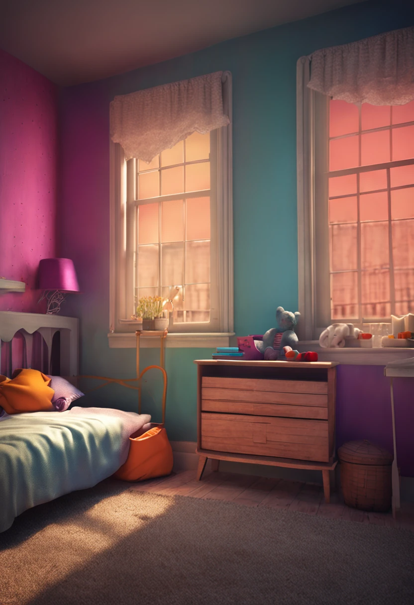 room with clouds