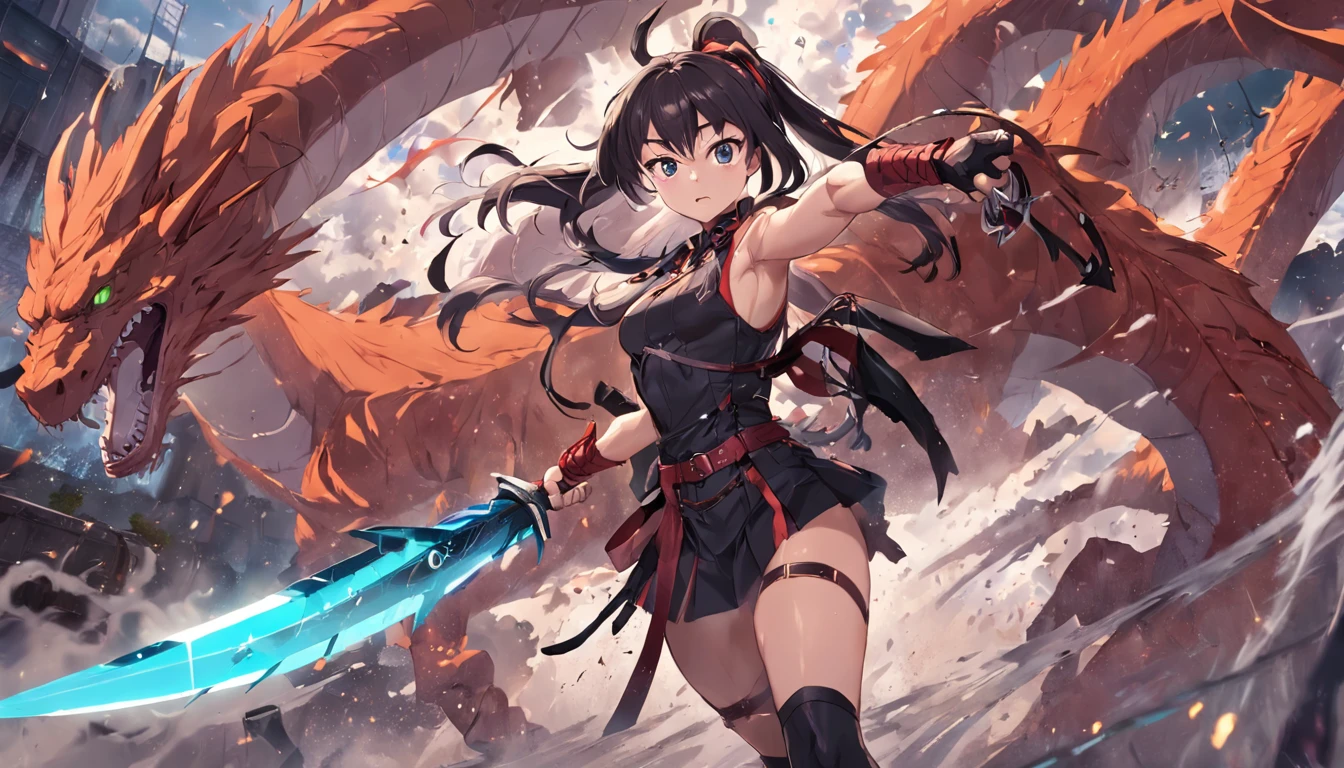 Need a sexy riding girl，With a spear in his hand, ready to attack，The gun came out like a dragon，And hurricanes