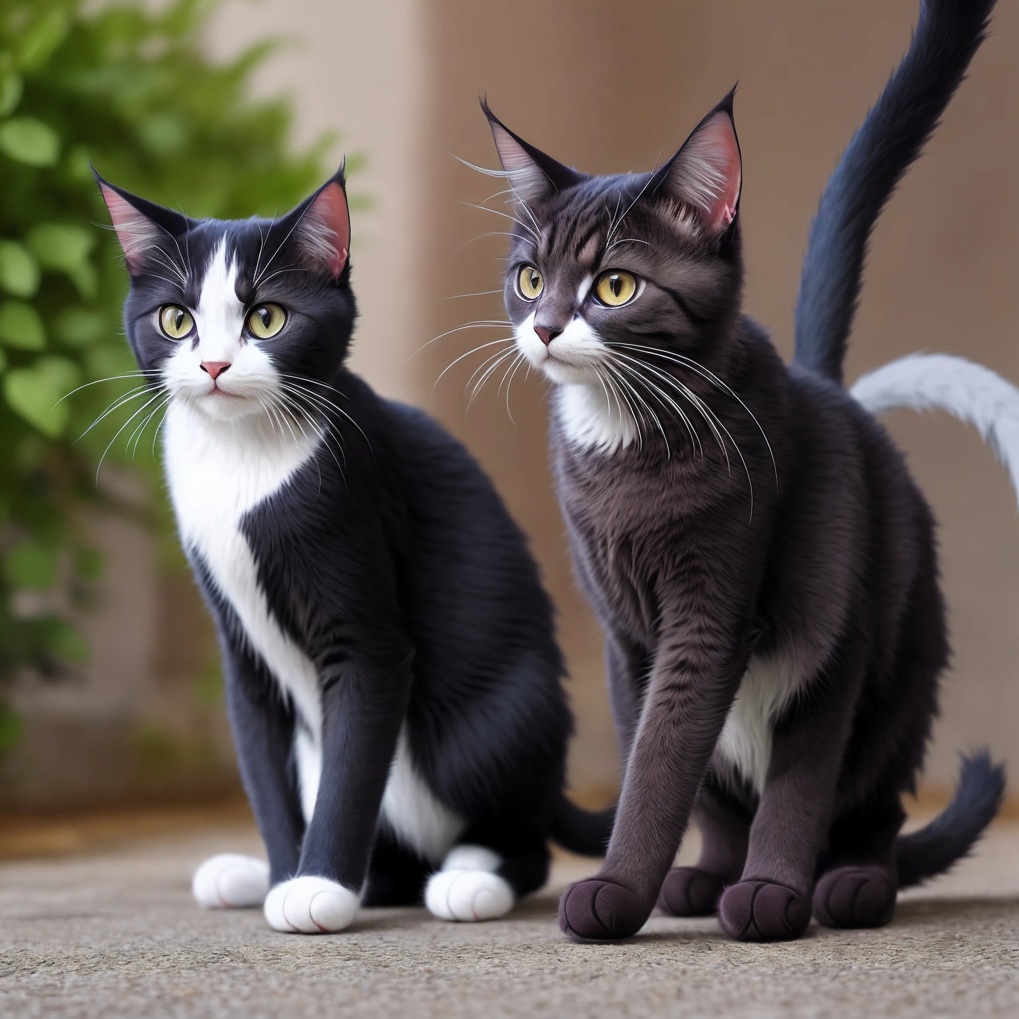 eine Katze