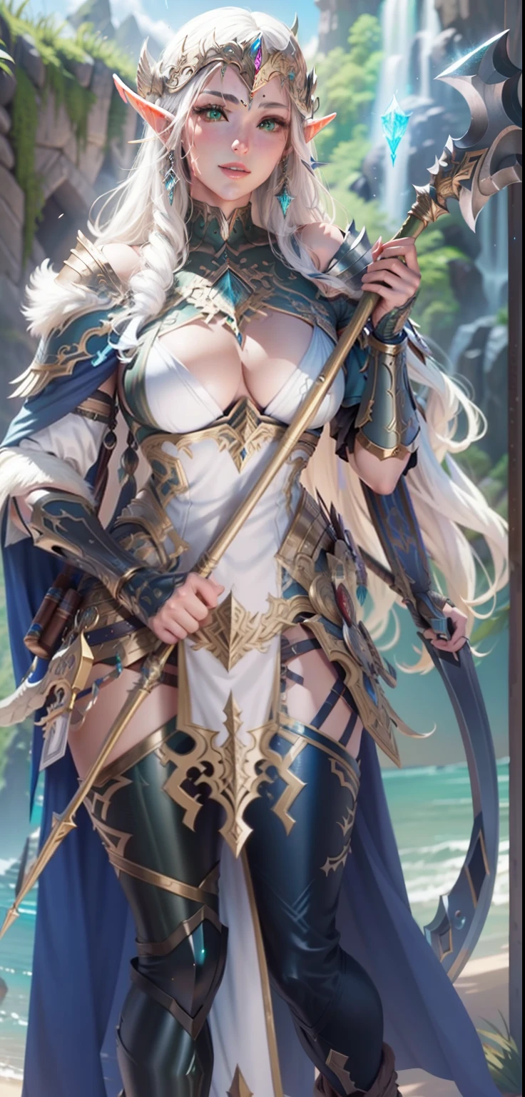 Asgard, valkyrie,Senhora Cavaleiro,Anatomia correta,epic fantasy digital art,tmasterpiece,8k,high-definition resolution,desenho detalhado,Qulidade Superior,, Epic composition,