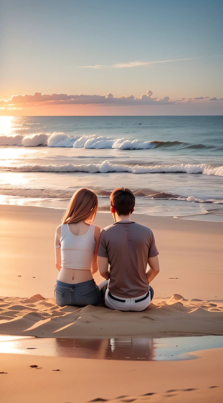 Meeting on the Beach: The meeting on the beach brings back memories of love and peace between the couple.
