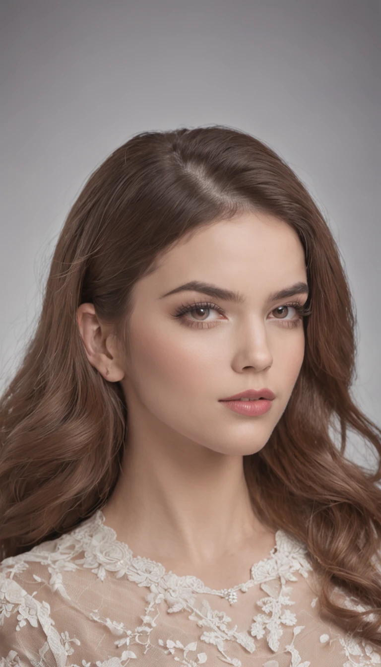 Crie um retrato sensual da Ruby Sedutora com seus cabelos ruivos deslumbrantes, snow-white skin and charming glasses. Ela deve estar em um ambiente sedutor, with soft lighting that enhances your beauty and confidence.