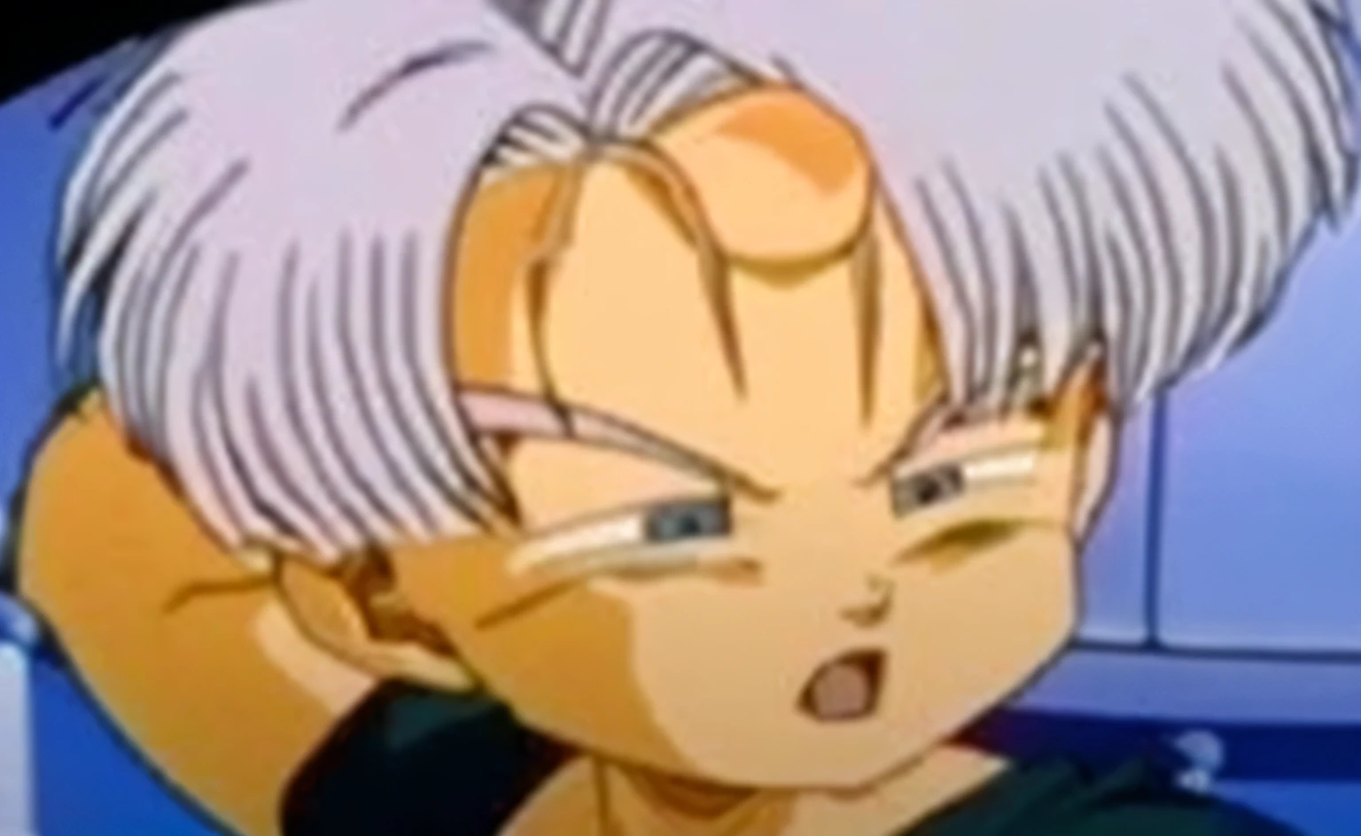 um close up de um personagem de desenho animado com um olhar surpreso, ele tem cabelos grisalhos escuros, super serious facial expression, um louco de cabelos prateados, with vegeta head hair, Akira Toriyama 📹, menina saiyajin, Estilo Akira Toriyama, sorriso roguish, Akiri Toriyama, cynical face, Fubuki, Vegeta,em preto e branco