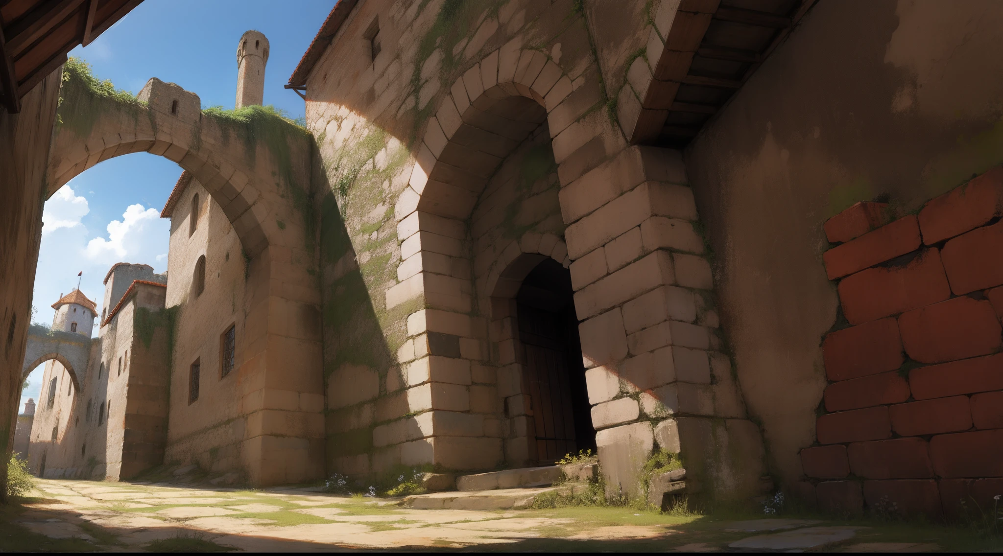 in medieval fortress