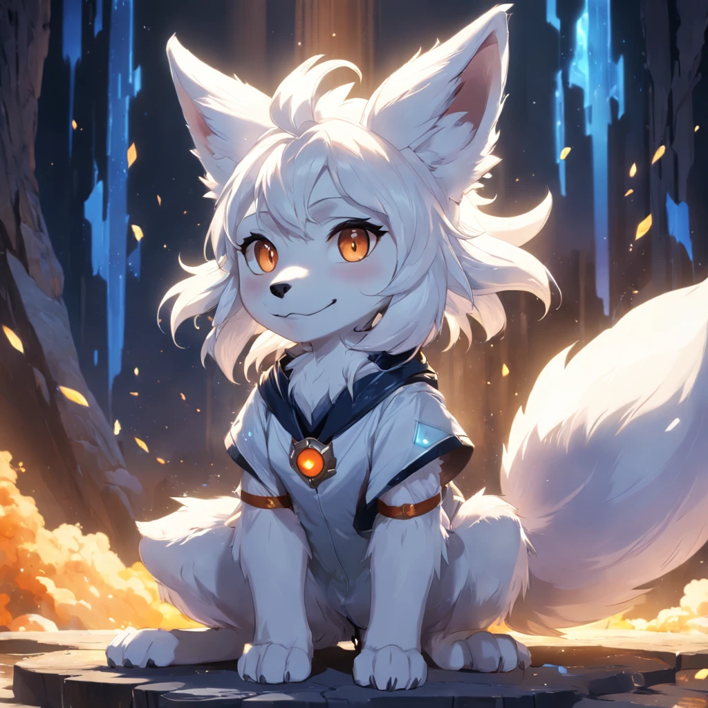 hard disk, high quality, 8k, (den, Fluffy Fur, character focus:1.1) furry, Anthro white wolf, , alone, magical, concept art, character design, fantasy, digital art SUN BACKGROUND 3D depth of fields effect, perfect lighting,light particles,(best quality),(tmasterpiece),(Ultra - Detailed),sharp focus,light particles,Niji,fox,male,Looking_in_viewer,smile,Alone,furry,bug_ear _fluff,open sky_costume,One hand cross body,upper body,tail,short-sleeved shirt,glasses,sun rays,soft smile,bottom,(fox, furry, anthropomorphic), male, best quality, human-like body figure), looking at the spectator in orange hoodie and sunglasses holding mobile phone, fox, avatar image, with futuristic outfit, CGSetnation ),like, professional artwork, CGsociety - W 1 0 2 4 - N 8 - I,Name is Kan, your name it's kan