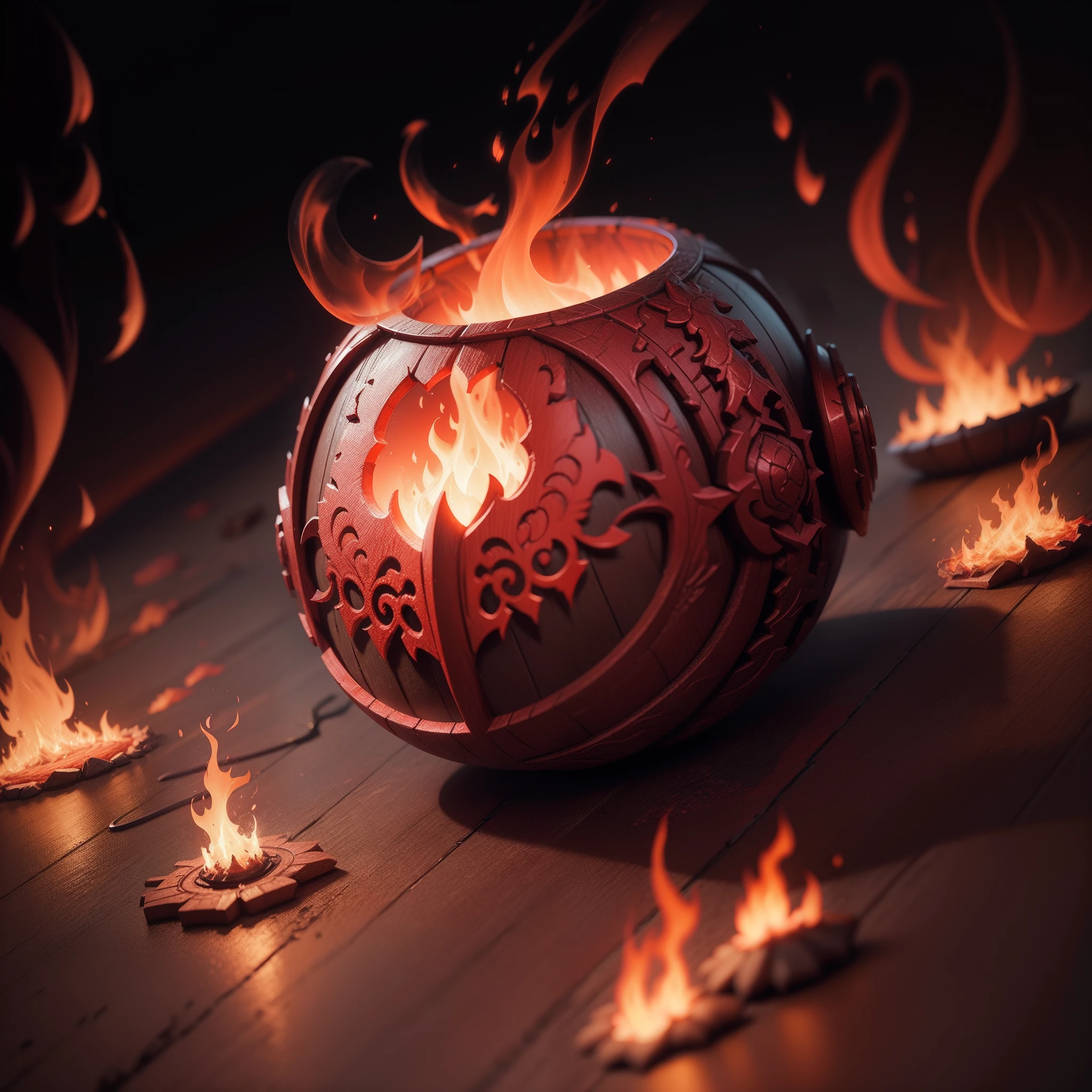 the word "Cunha Cutelaria" 3D, red color, intricate details, hd, UHD, artstation, glow, rim light, cinematic shading, greg rutkowski., typography, 3D rendering, black background, fire details around the word