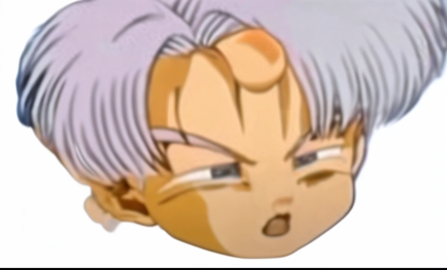 recortar tudo deixando brando,preservar os olhos ,fundo brando