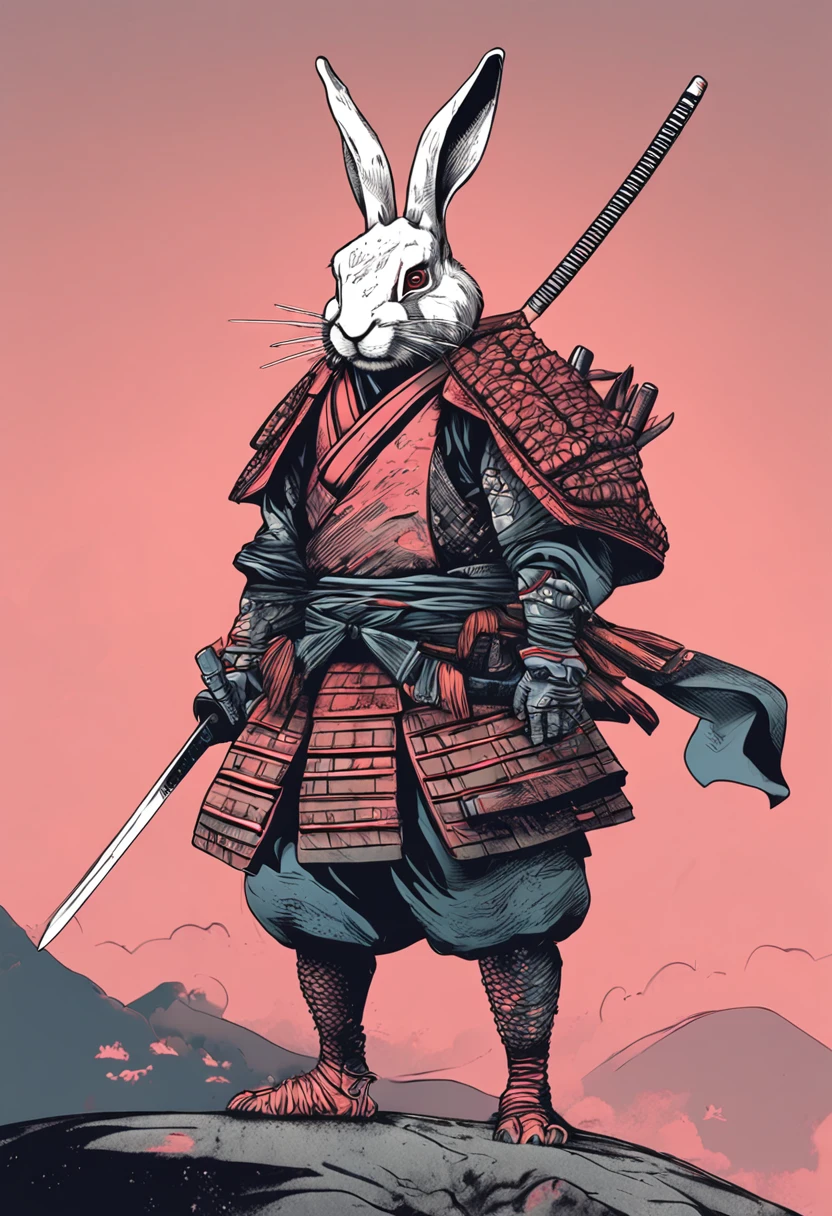 Samurai Rabbit by artist "Kentaro Miura", by artist "Hou China"