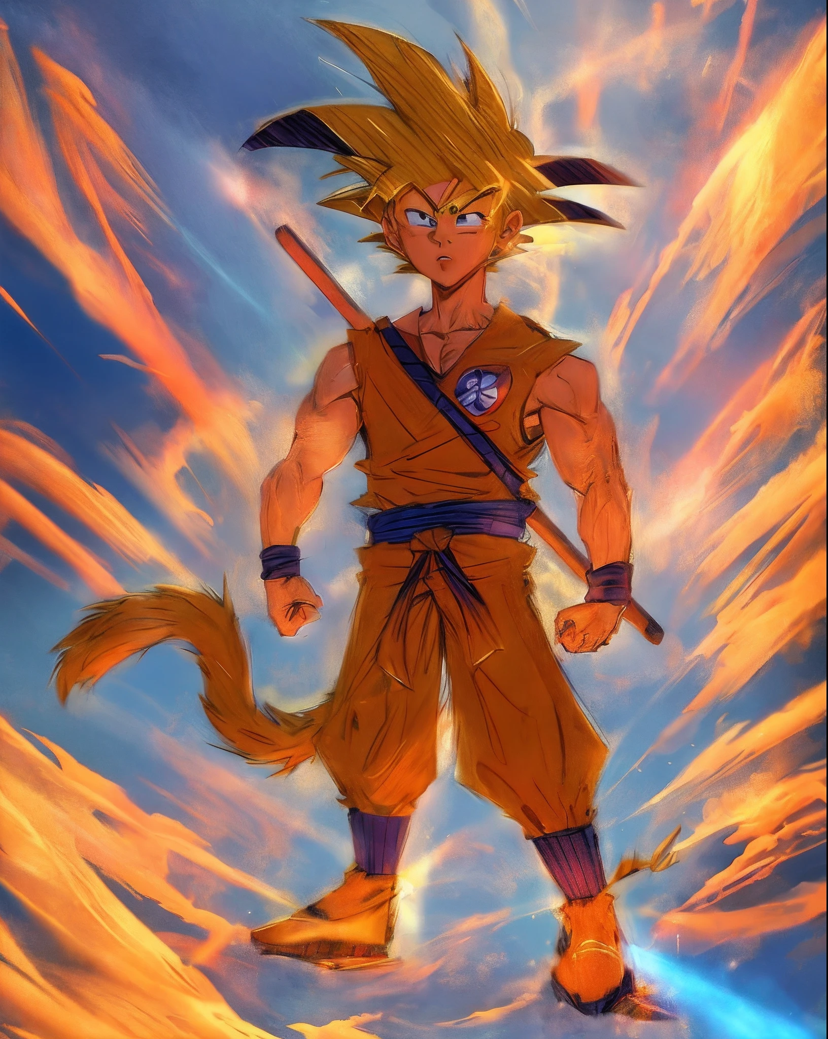 Goku as a Dragon ball character, goku